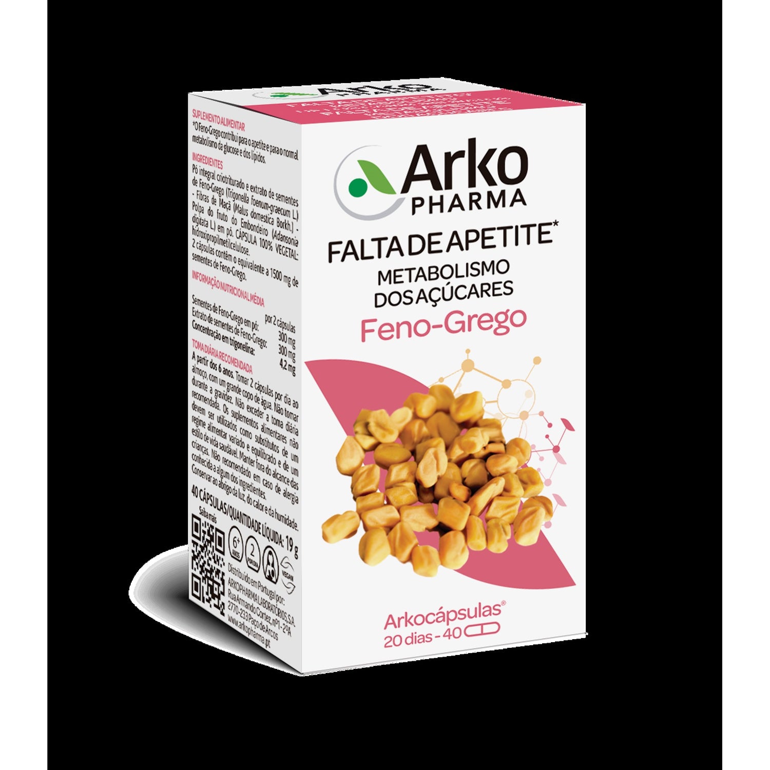 Arkocapsulas Feno-Grego Caps X40