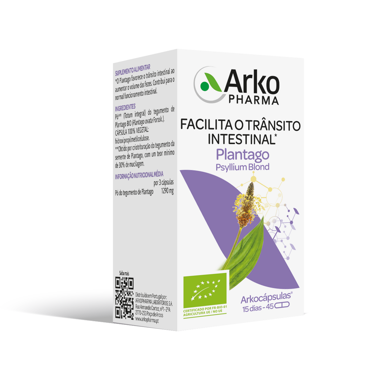 Arkocapsulas Plantago Bio Caps X45