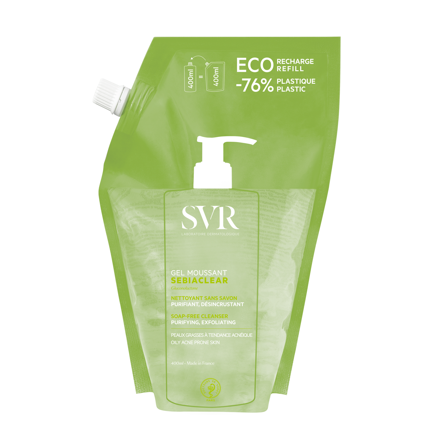 SVR Sebiaclear Gel Mouss Refill 400Ml