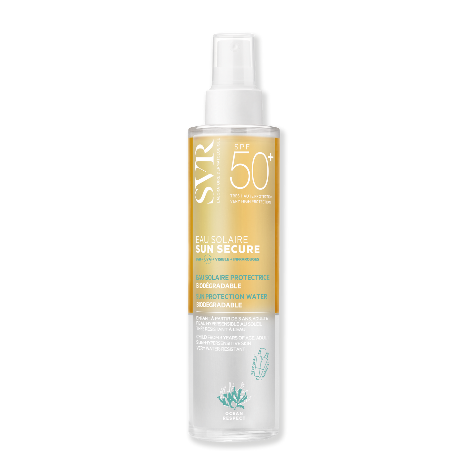 Svr Sun Secure Eau Solaire Spf 50+ 200Ml