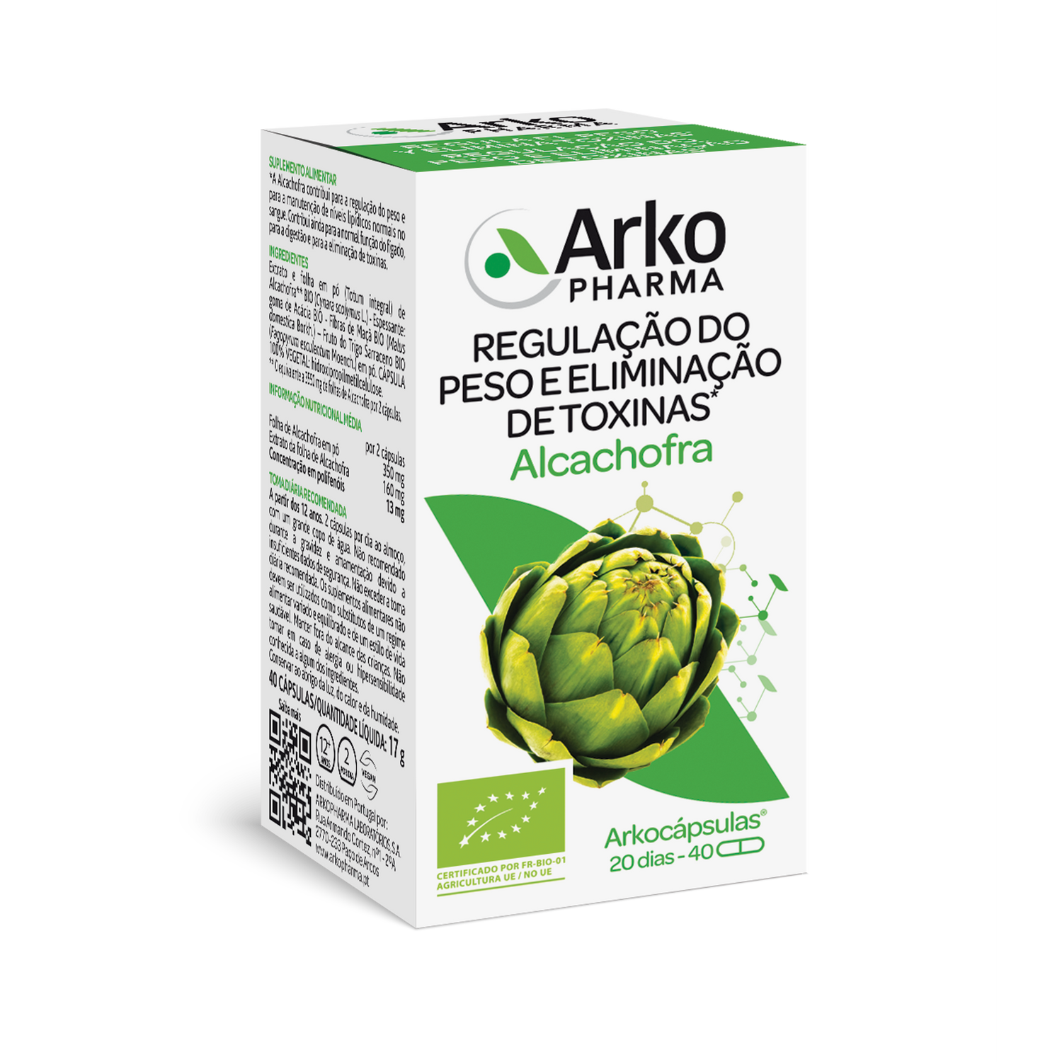 Arkopharma Alcachofra Bio Caps X40