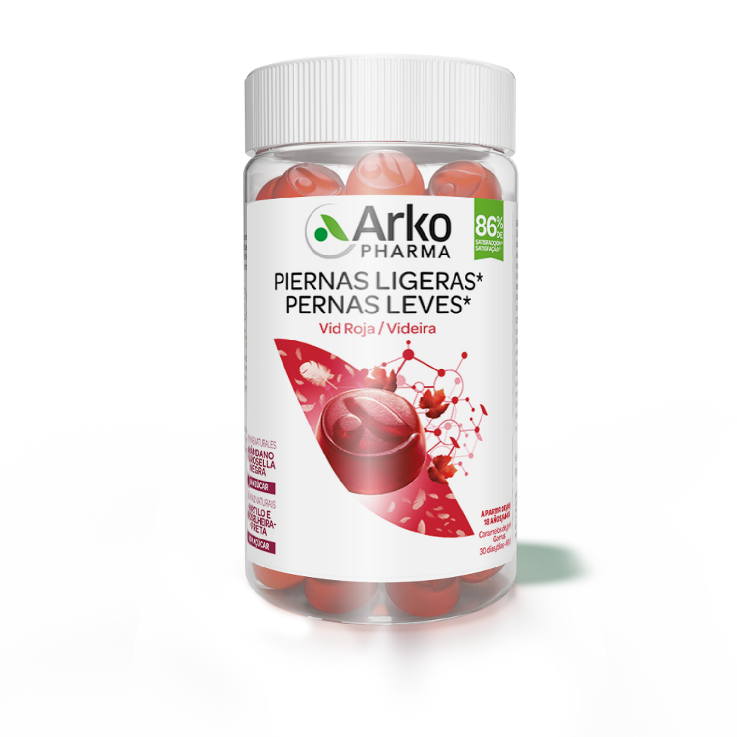Arkogummies Gomas Pernas Leves X60