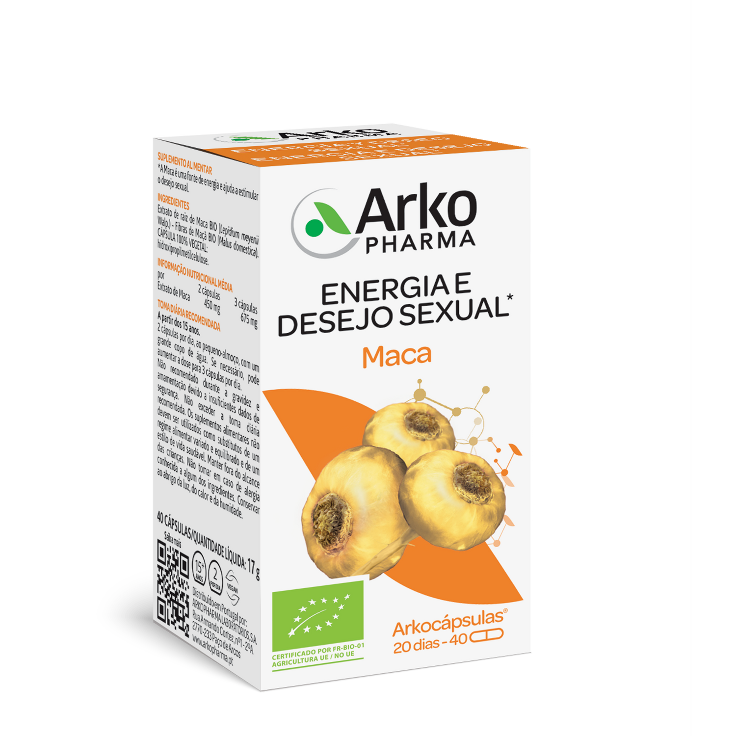 Arkocapsulas Maca Bio Caps X40