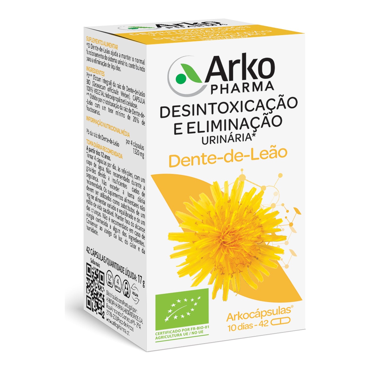 Arkocapsulas Dente De Leão 42 Cápsulas