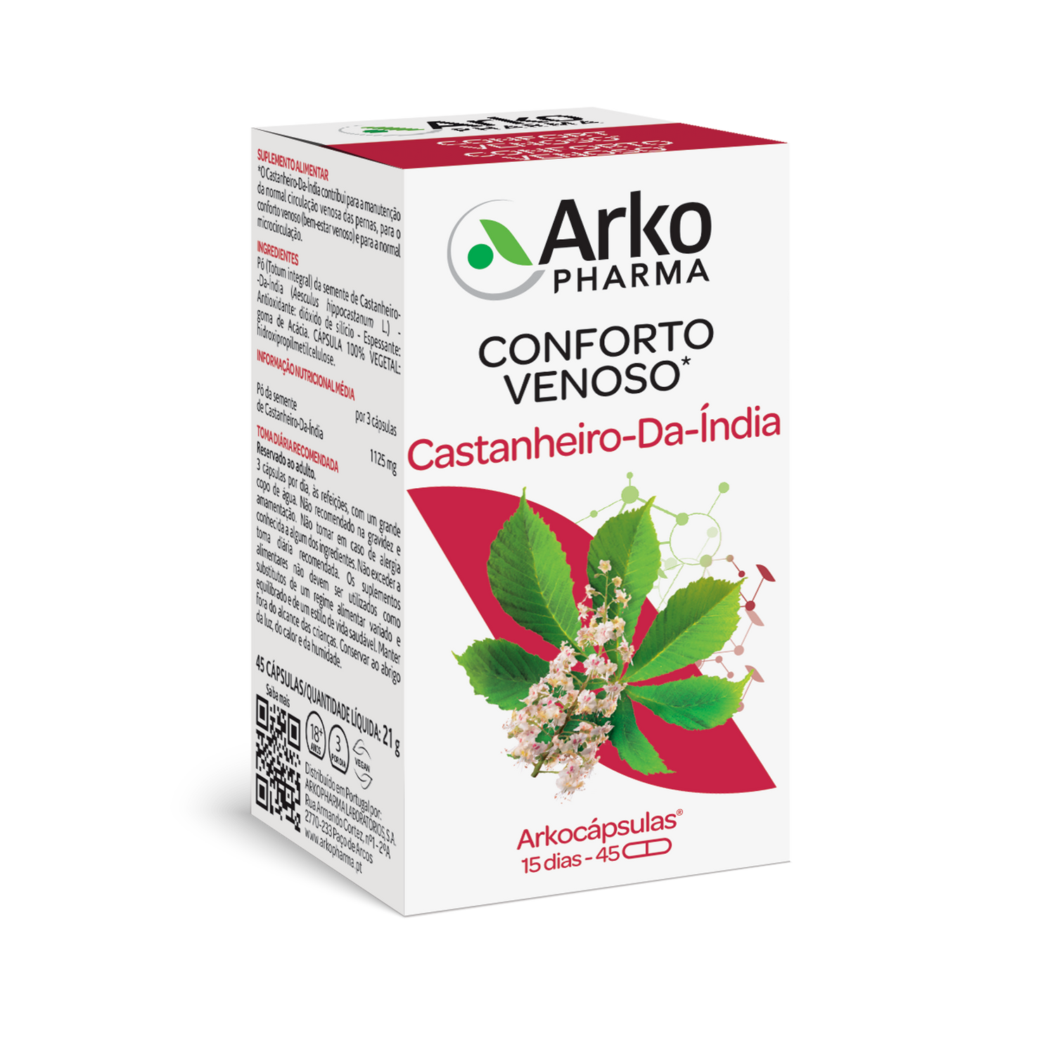 Arkocapsulas Castanheiro India Capsx45