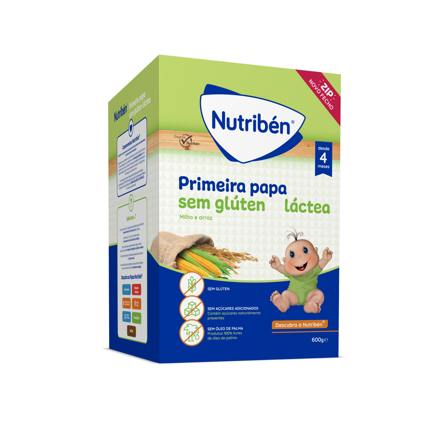 Nutriben Farinhas Prim Papa S/Glut La 600g