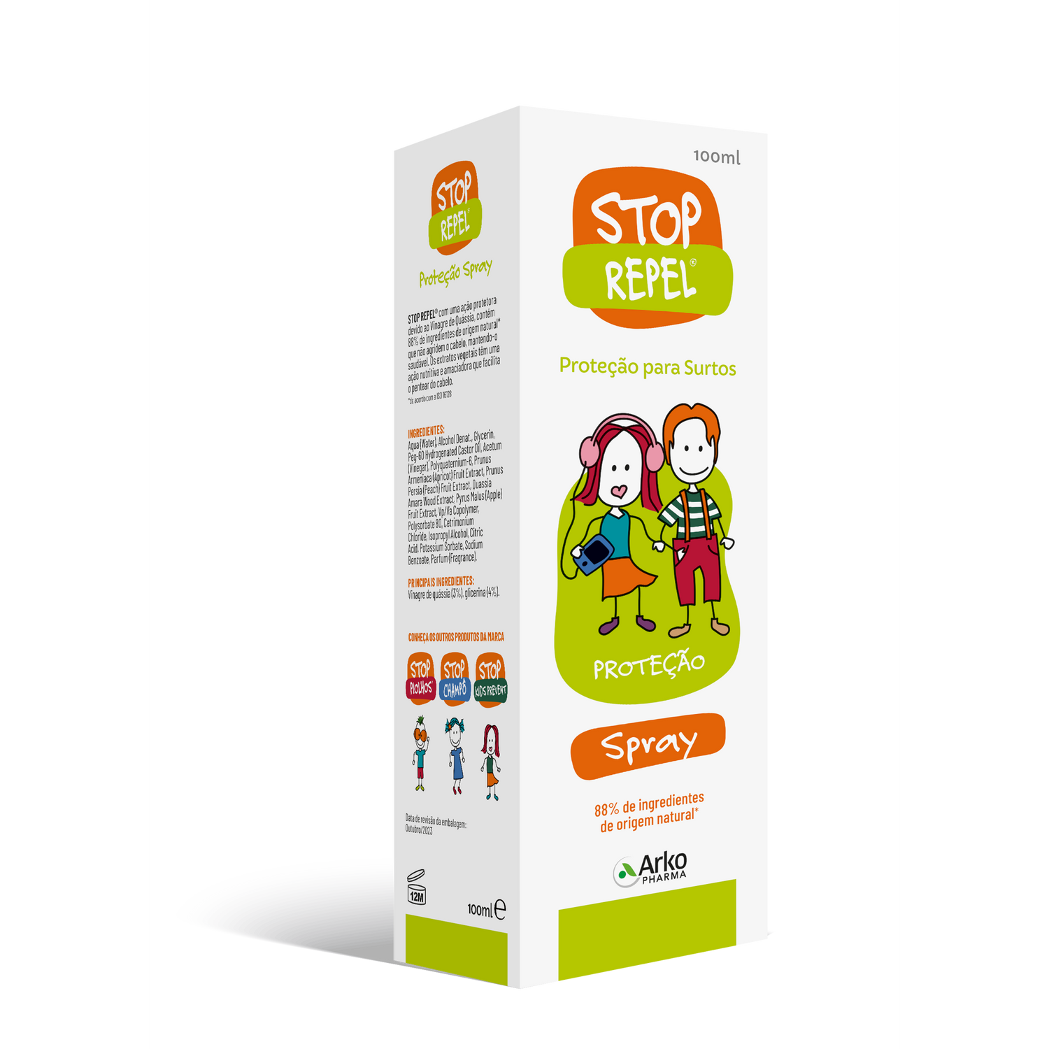 Stop Repel Spray Cabelo 100Ml