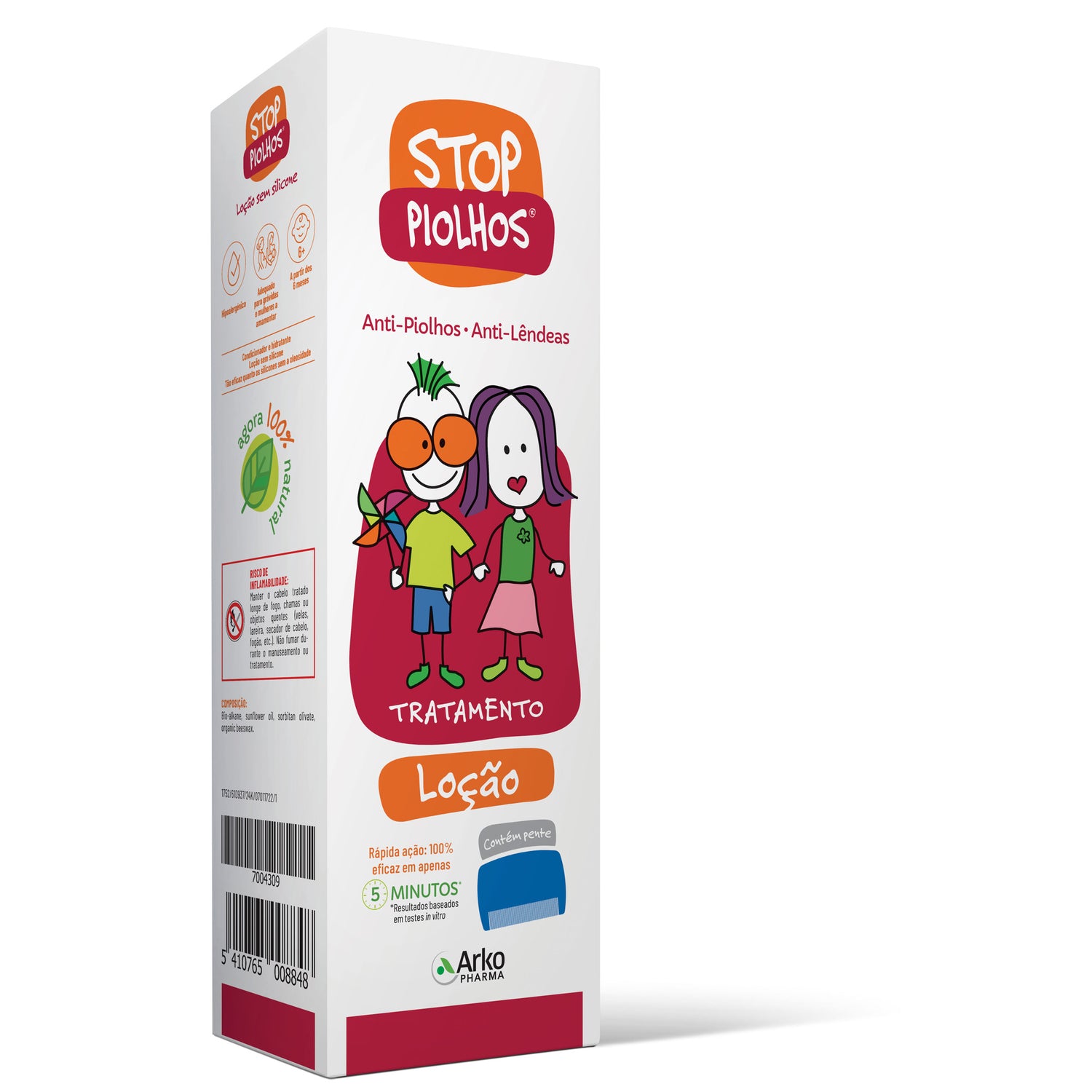 Stop Piolhos Loc Cab Long 100ml+Pente