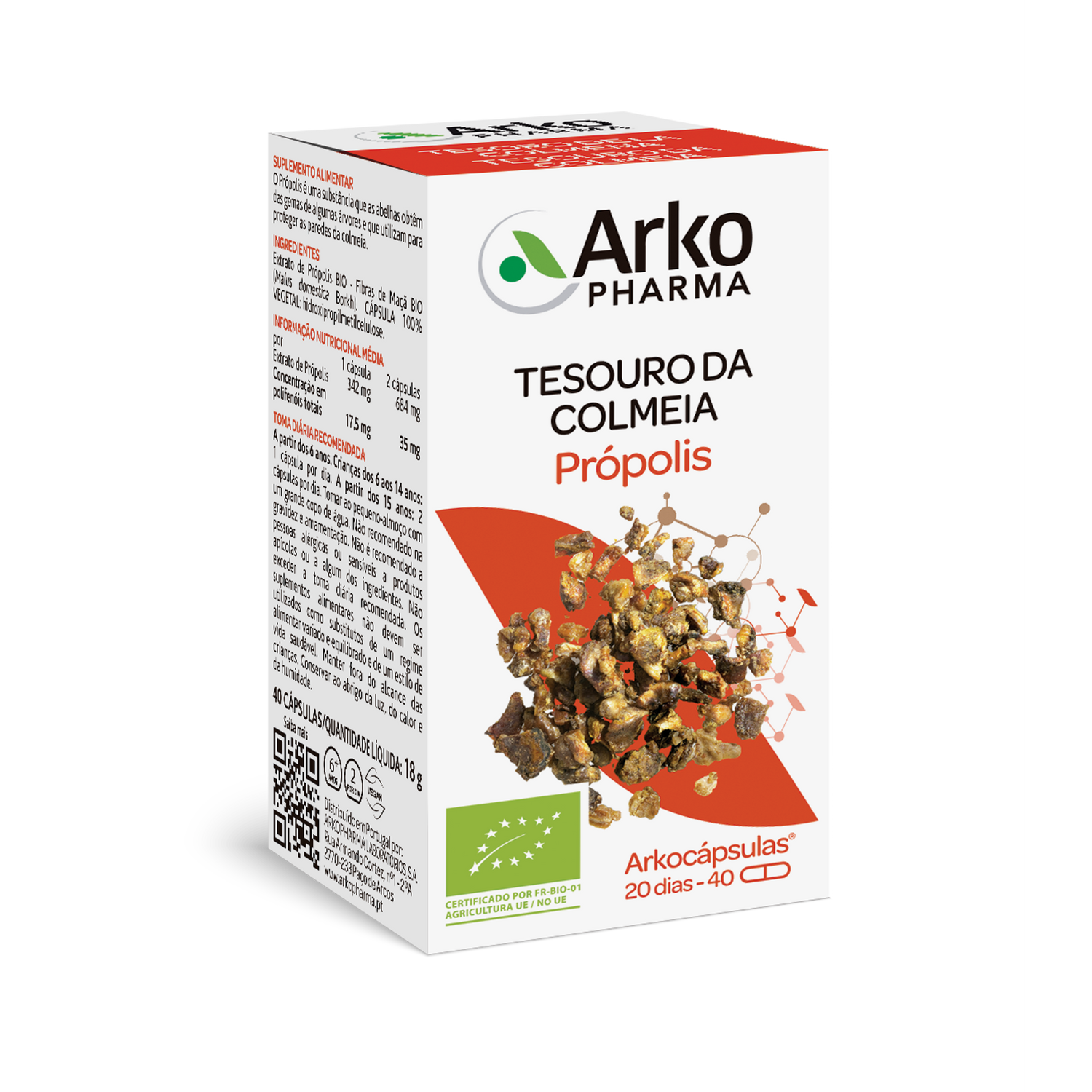 Arkocapsulas Propolis Bio Caps X40