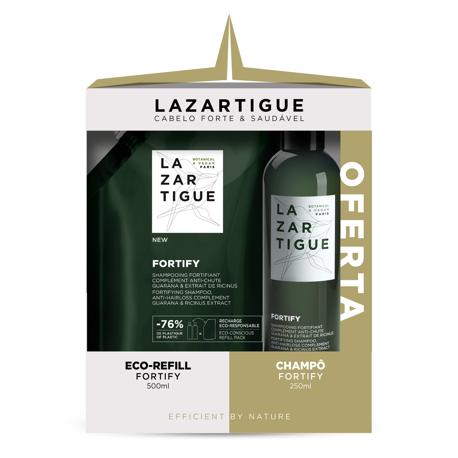 Lazartigue Ch Eco-Ref 500+Fortify250Ml