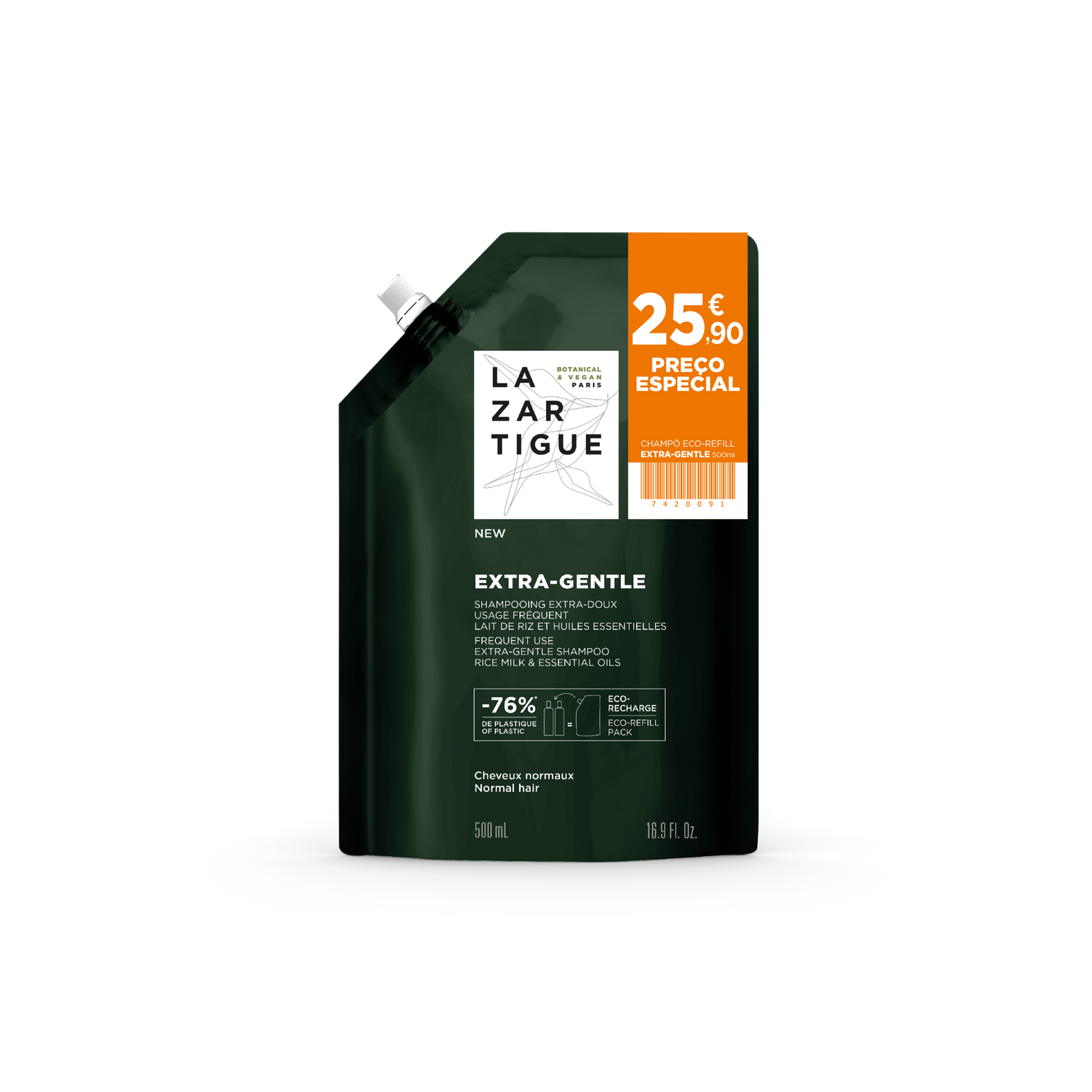 Lazartigue Extra Ch 500Ml Eco-Refill