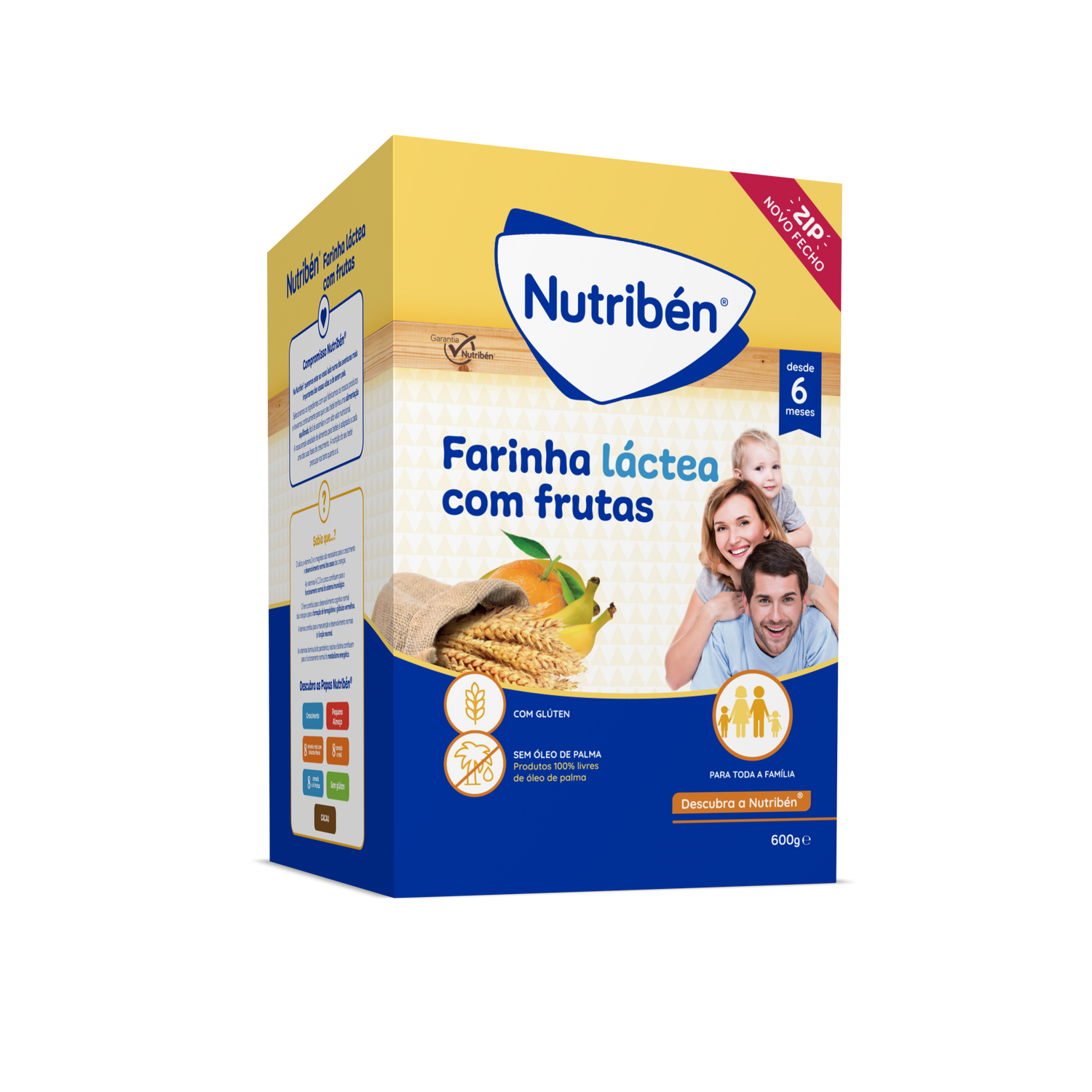 Nutriben Farinha Lactea C/Frutas 600G