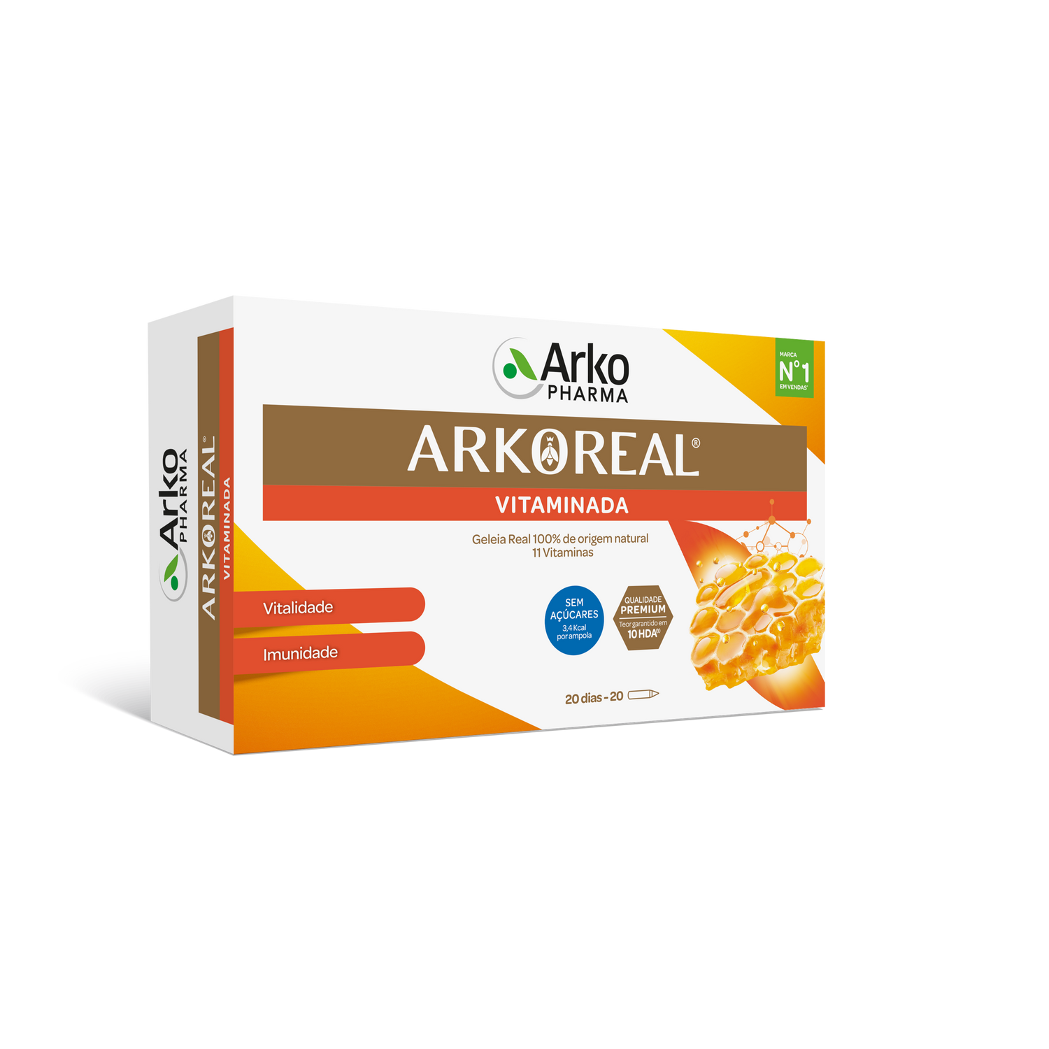 Arkoreal Geleia Vit Amp Larj S/Acucar X20