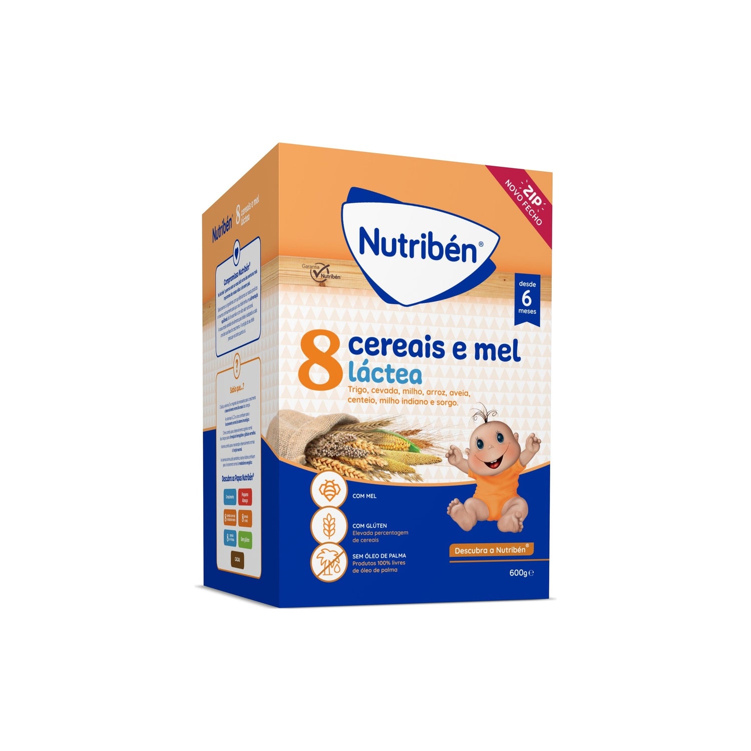 Nutribén Farinhas 8 Cereais Mel 2x300 g
