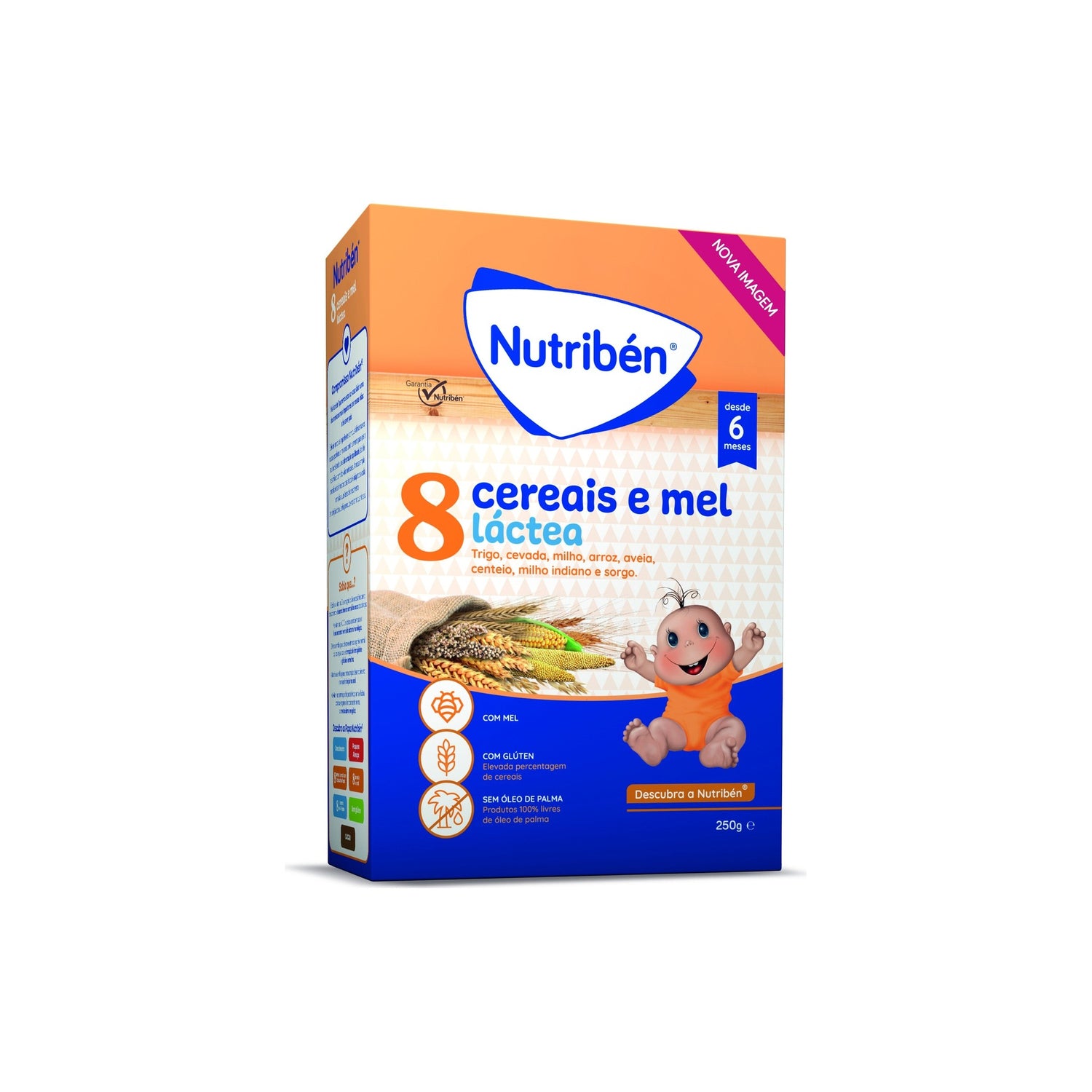 Nutribén Farinhas 8 Cereais Mel 250 g
