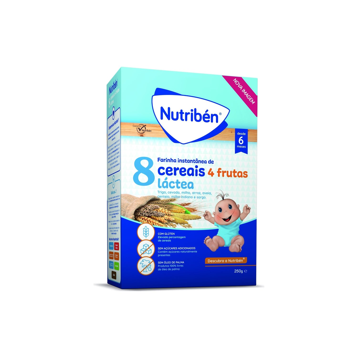 Nutribén Farinhas 8 Cereais 4 Frutas 250 g