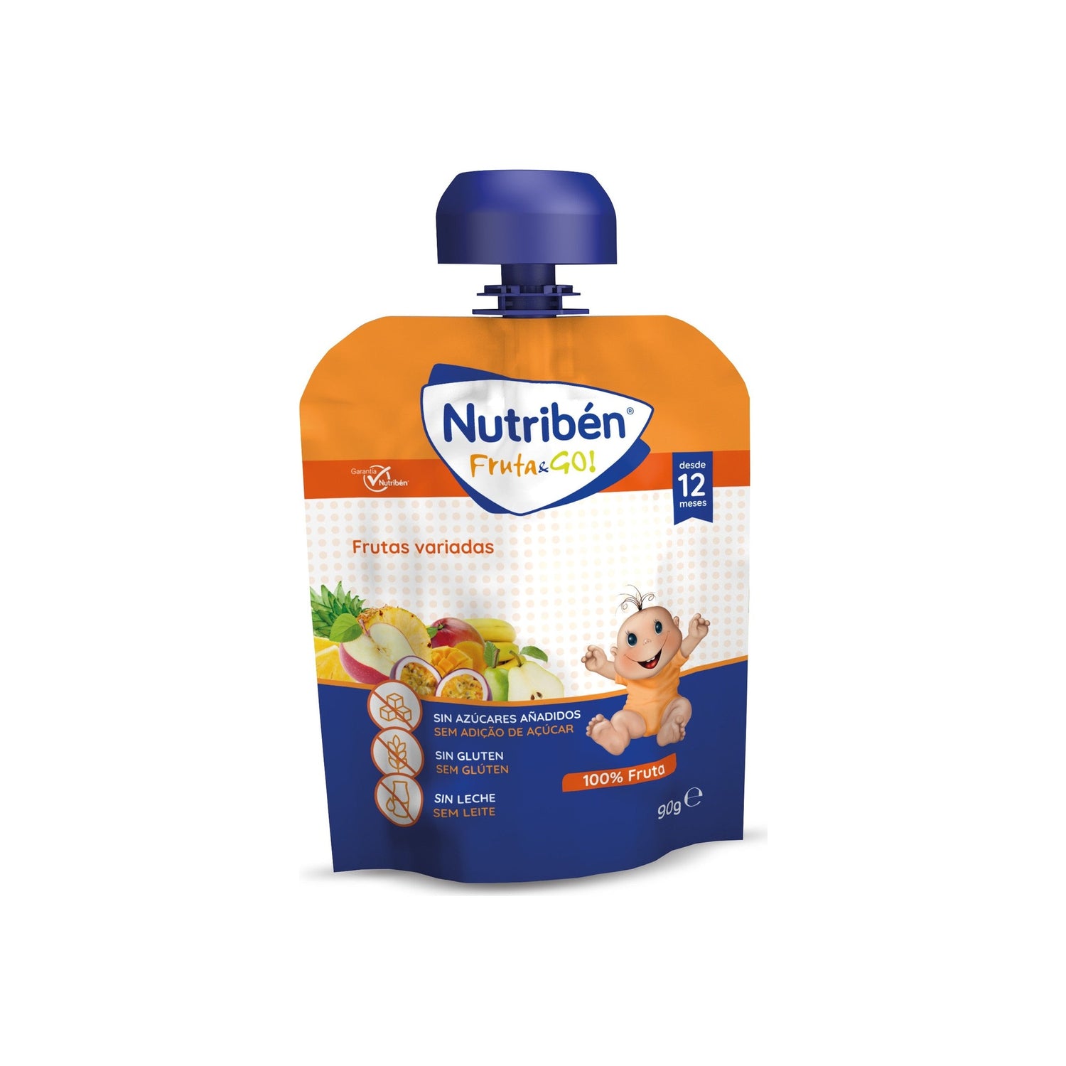 Nutriben Fruta Go Pure Frutas Variadas 90 g