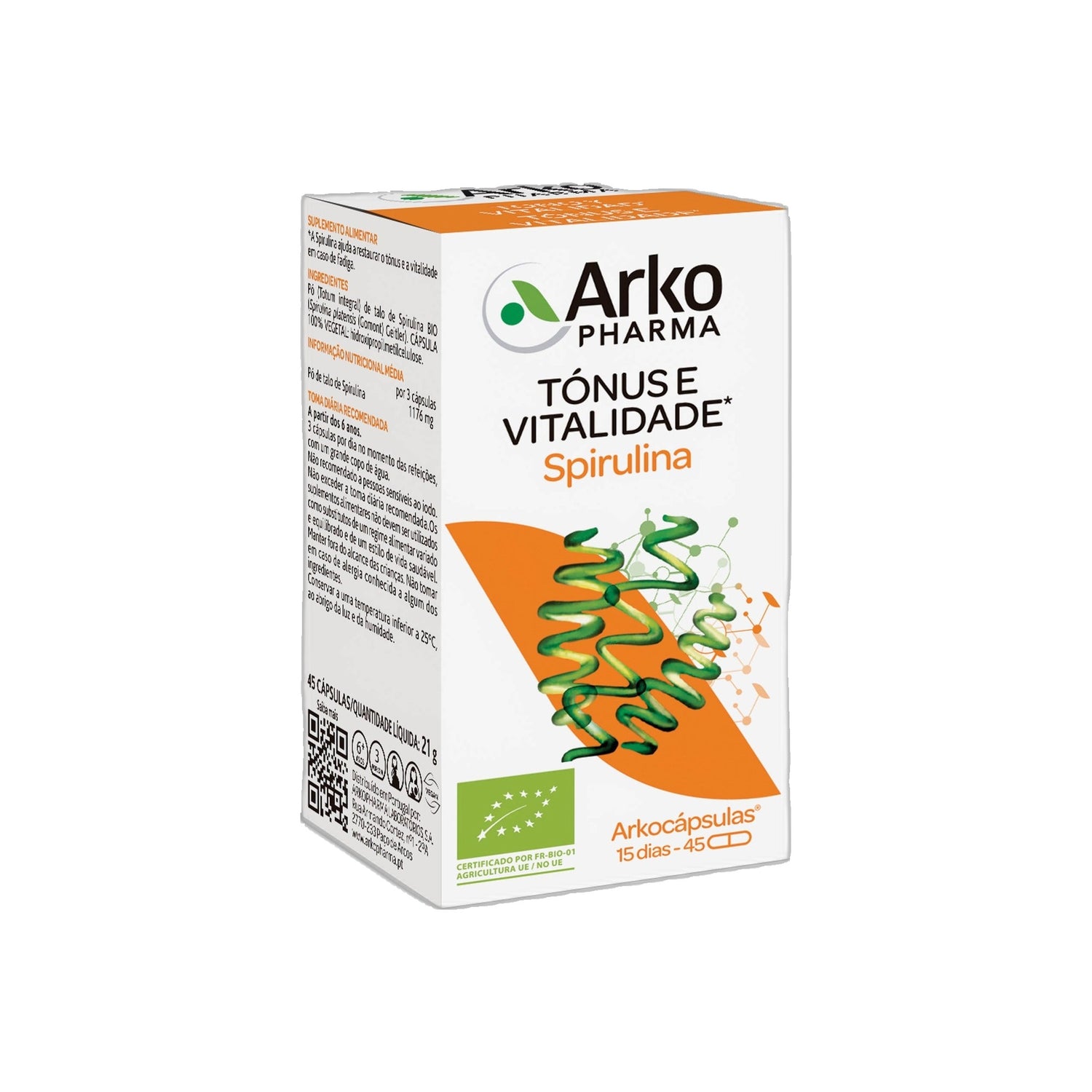 Arkocapsulas Spirulina Caps X45 cáps(s)