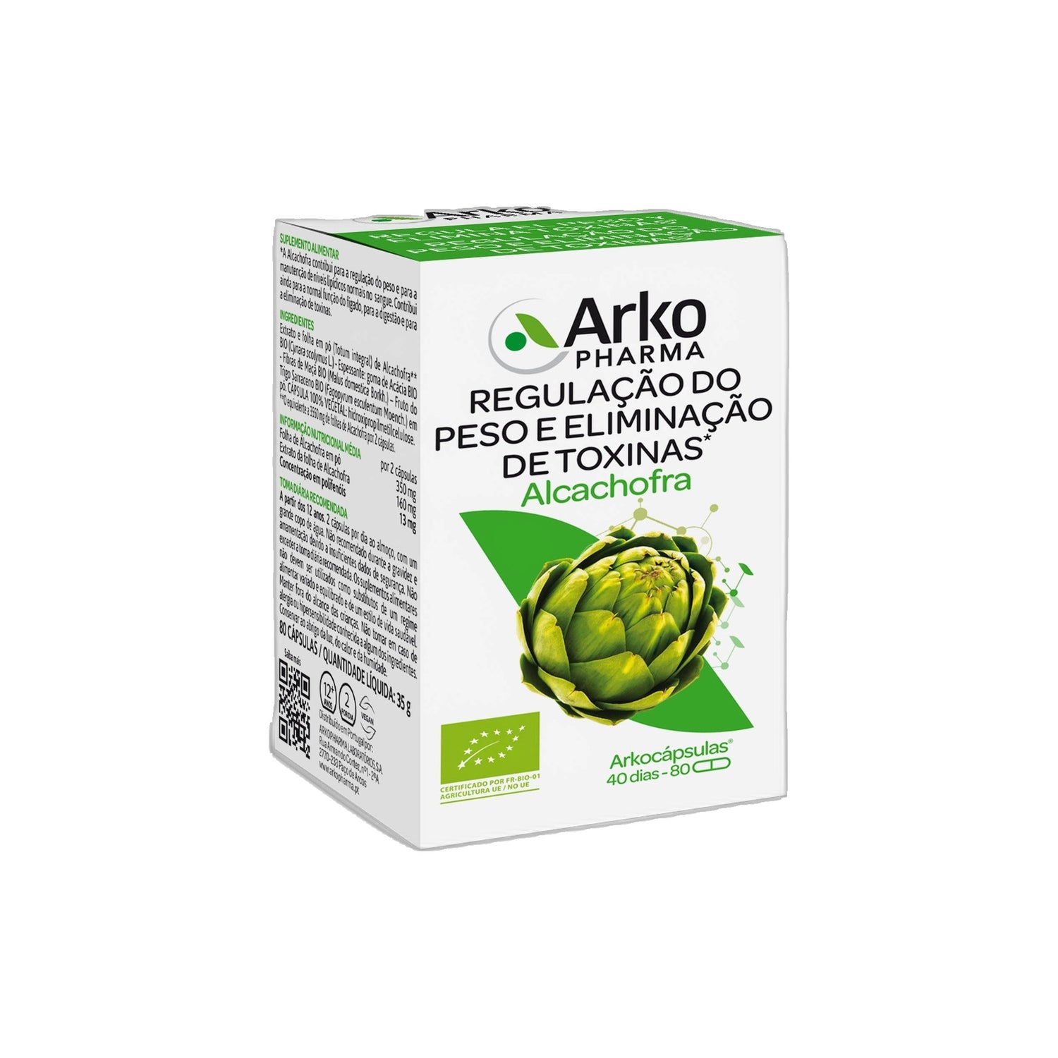 Arkopharma Alcachofra Bio Caps X80