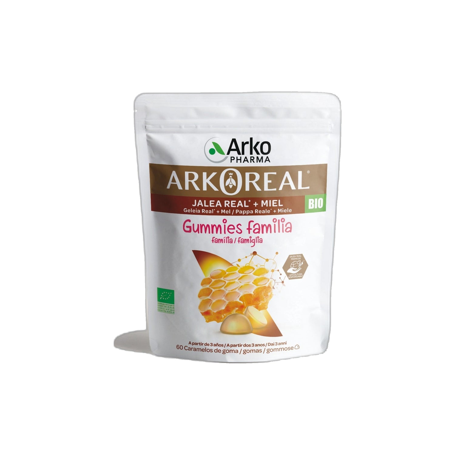 Arkoreal Geleia Real+Mel Bio Gomas X60