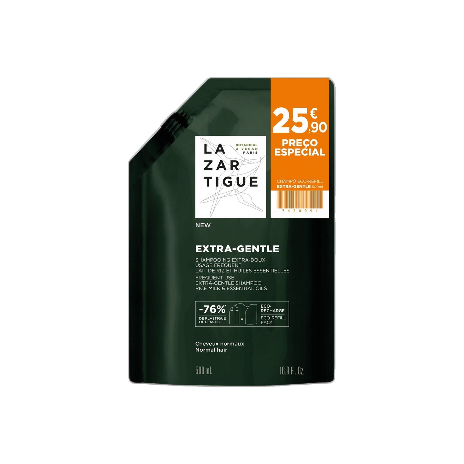 Lazartigue Extra Ch 500Ml Eco-Refill