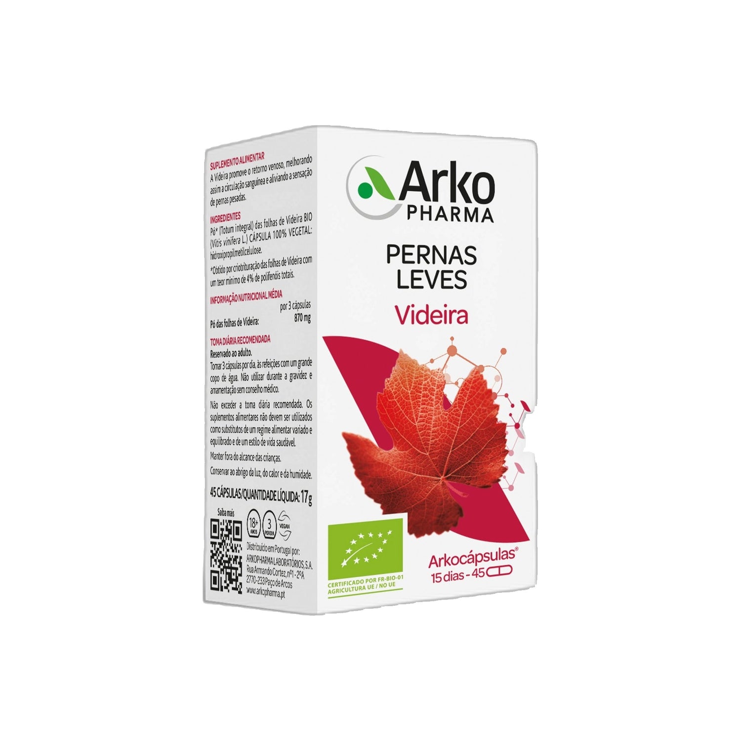 Arkocapsulas Videira Caps X 45