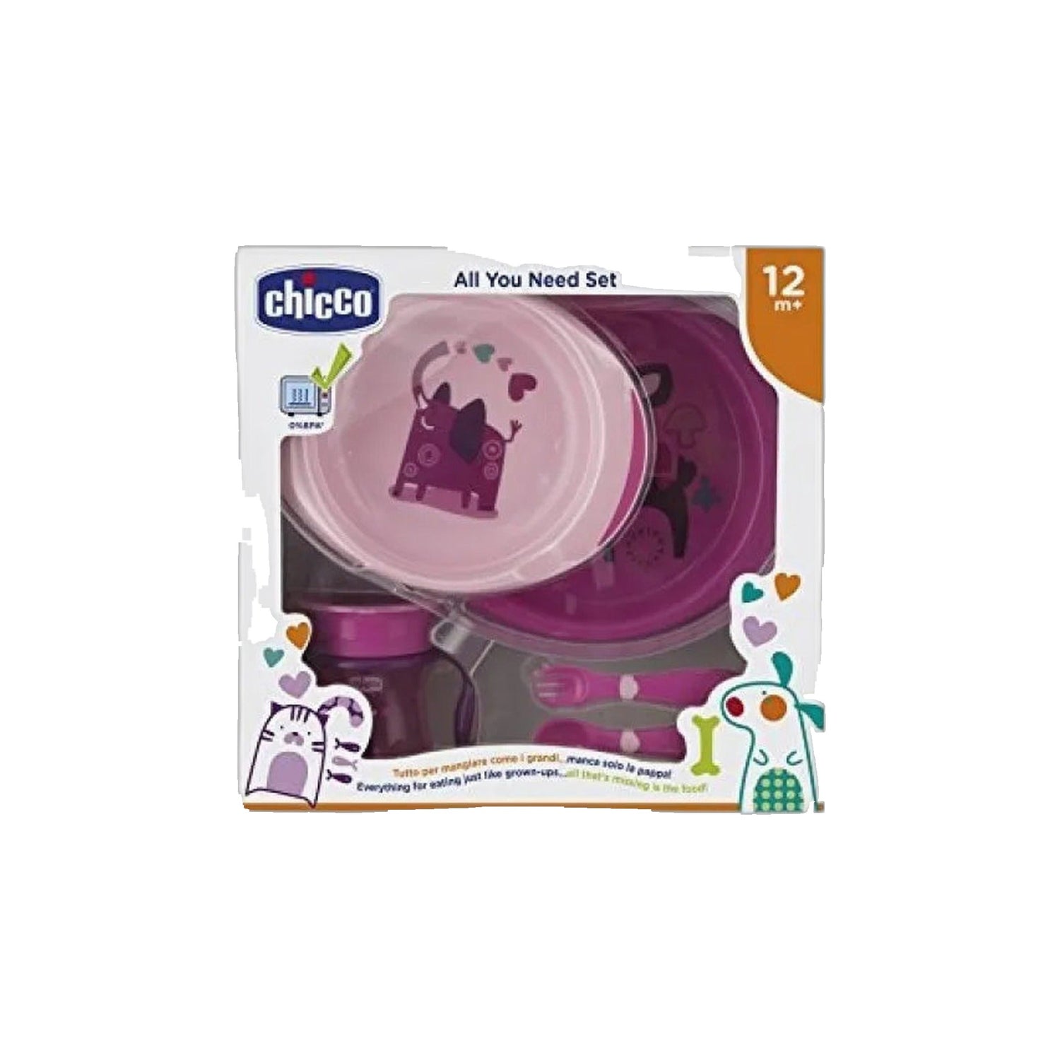 Chicco Conjunto Papa Girl 12M+