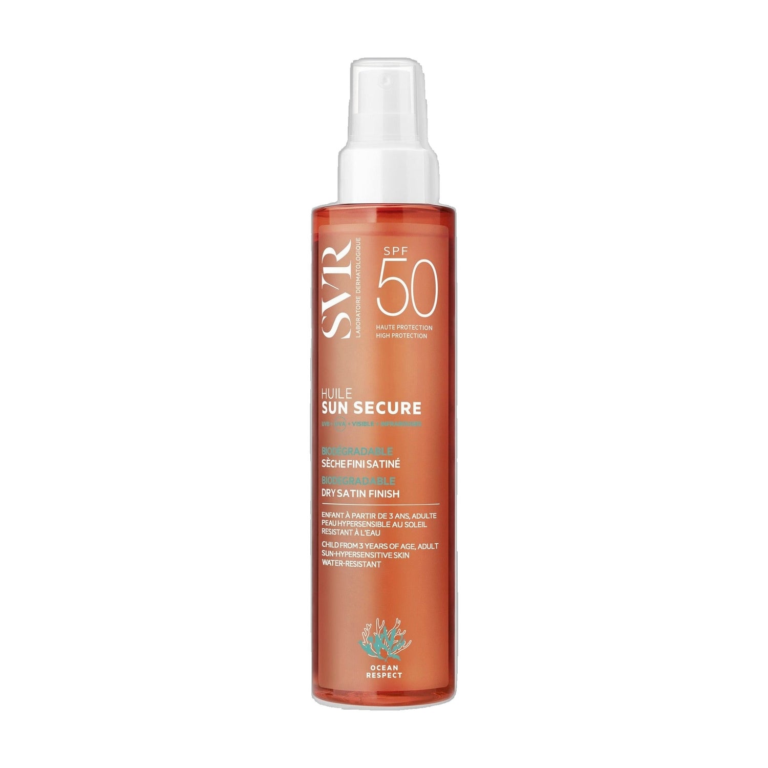 SVR Sun Óleo Seco SPF50 200 ml