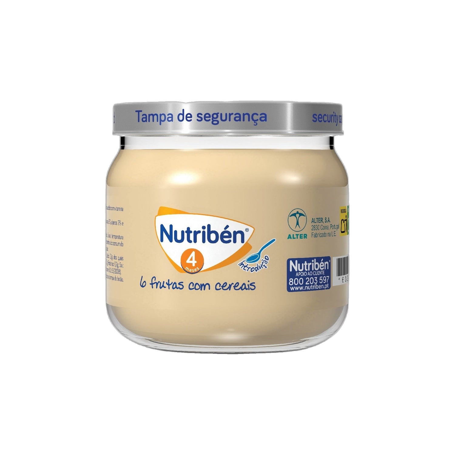Nutribén Boião 4 6 Frutas com Cereais 120 g