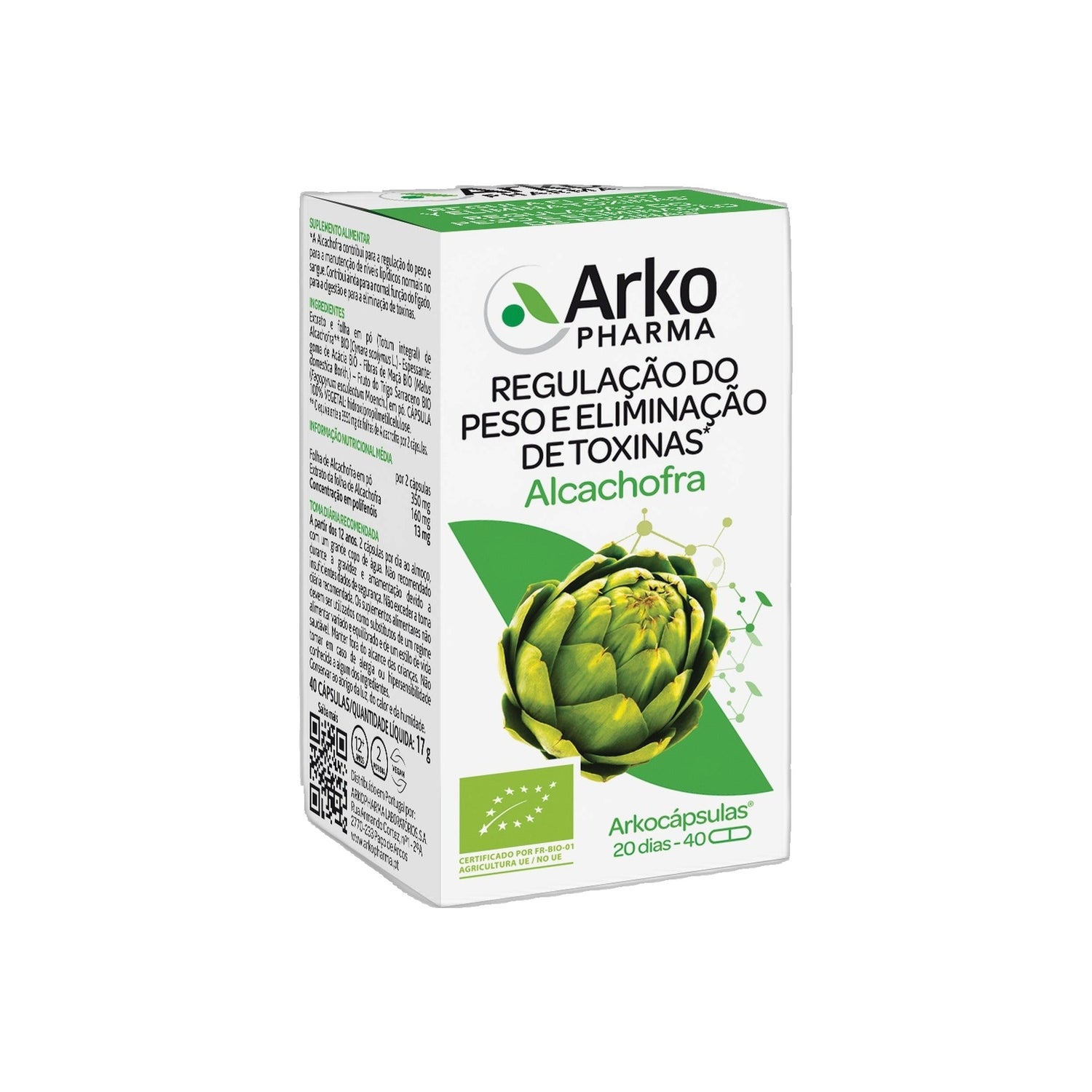 Arkopharma Alcachofra Bio 40 Cápsulas