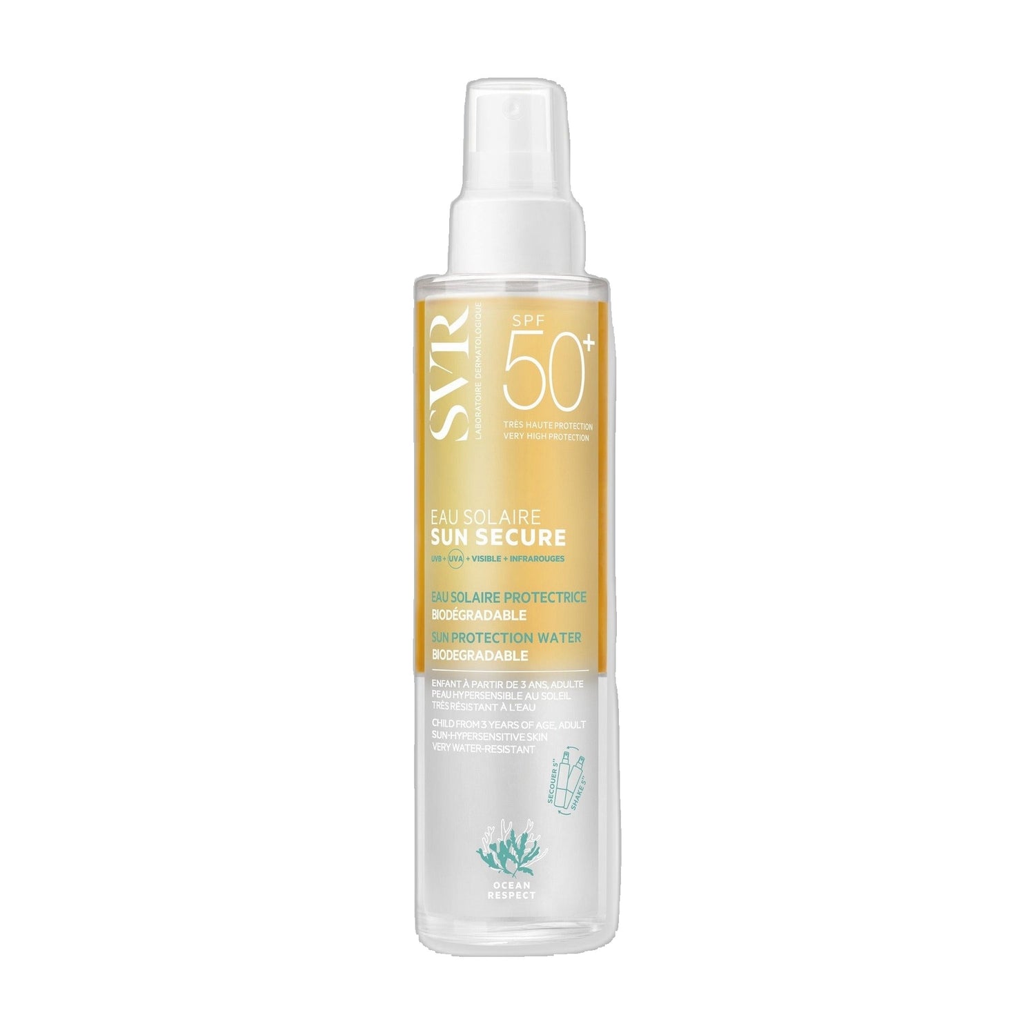 SVR Sun Secure Eau Solaire SPF 50+ 200 ml
