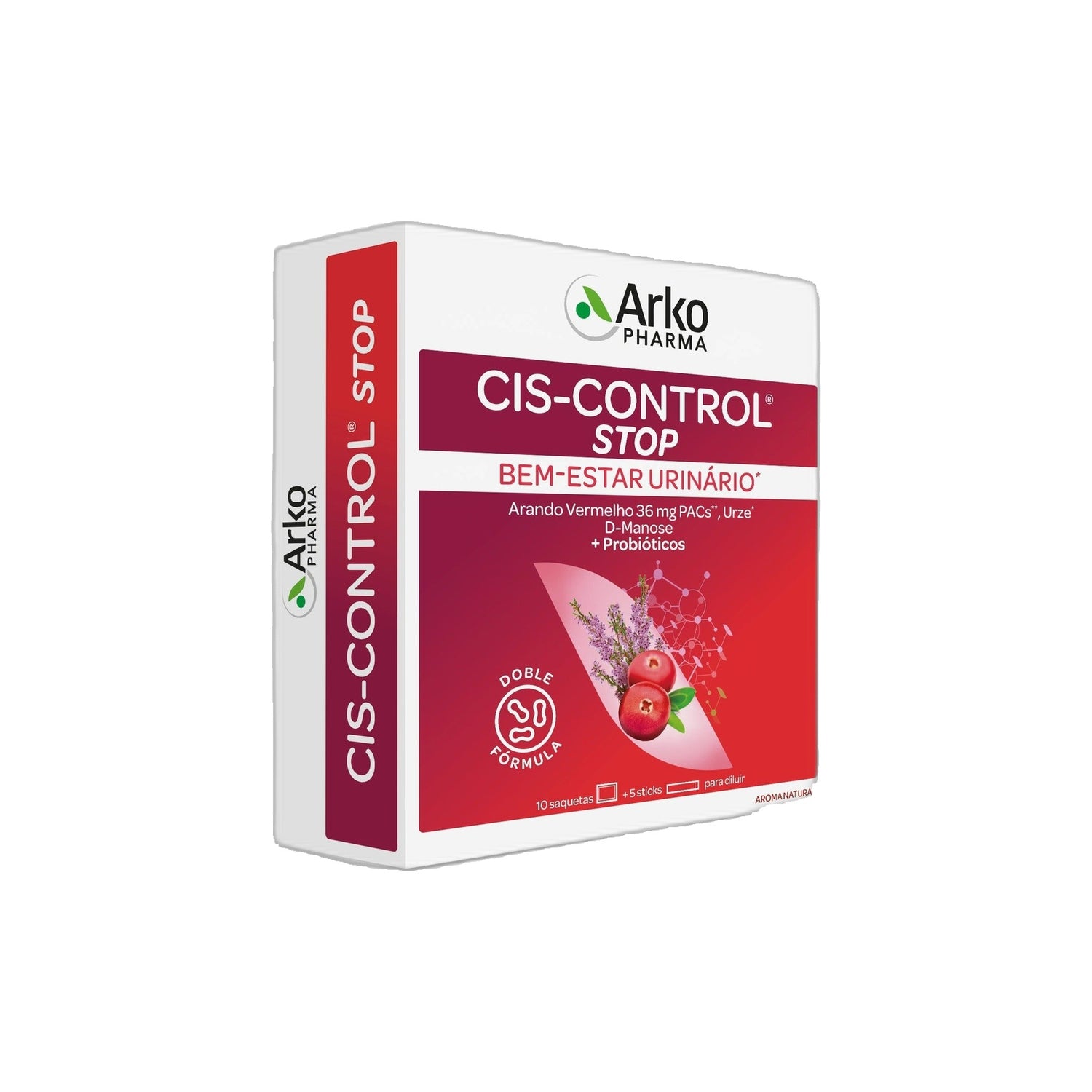 Cis-Control Stop F Duplo Saquetas 10 + Sticks 5