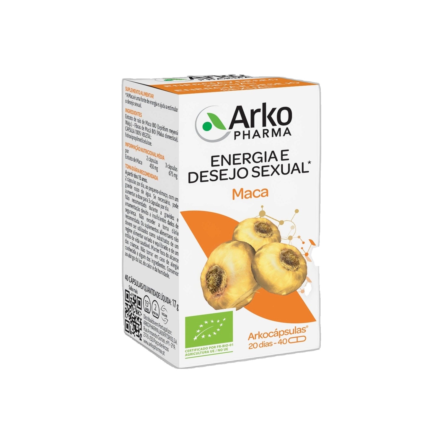 Arkocapsulas Maca Bio 40 Cápsulas