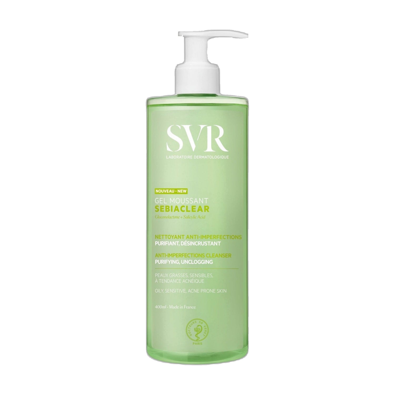 SVR Sebiaclear Gel de Limpeza 400 ml