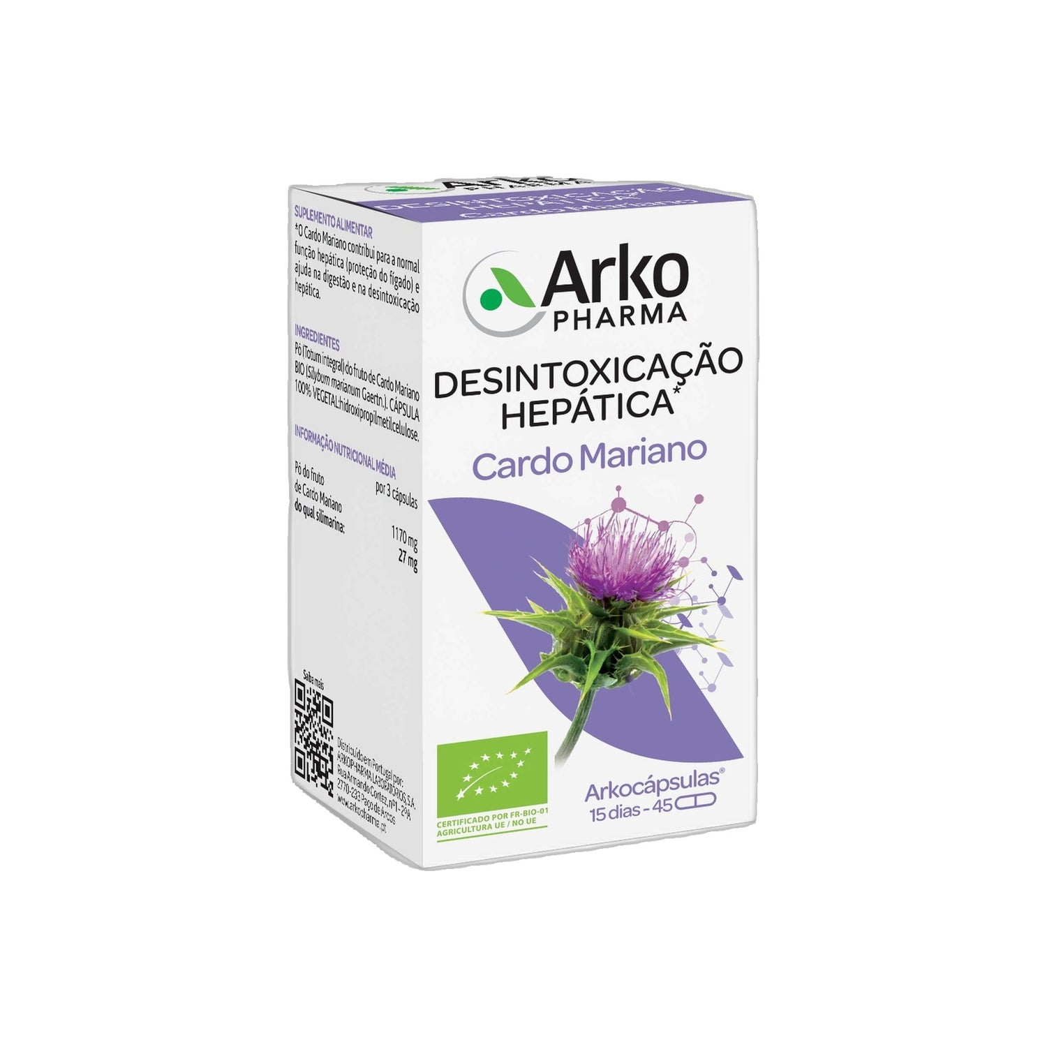 Arkocápsulas Cardo Mariano 45 Cápsulas