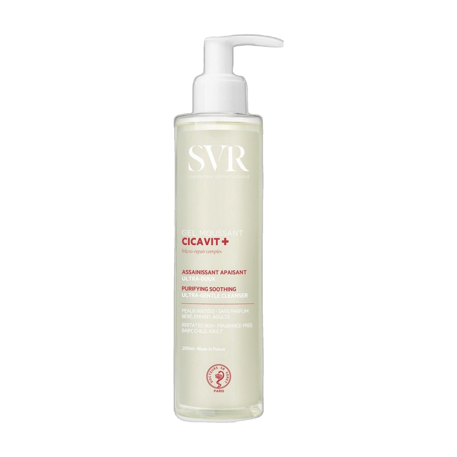SVR Cicavit+ Gel Moussant 200 ml