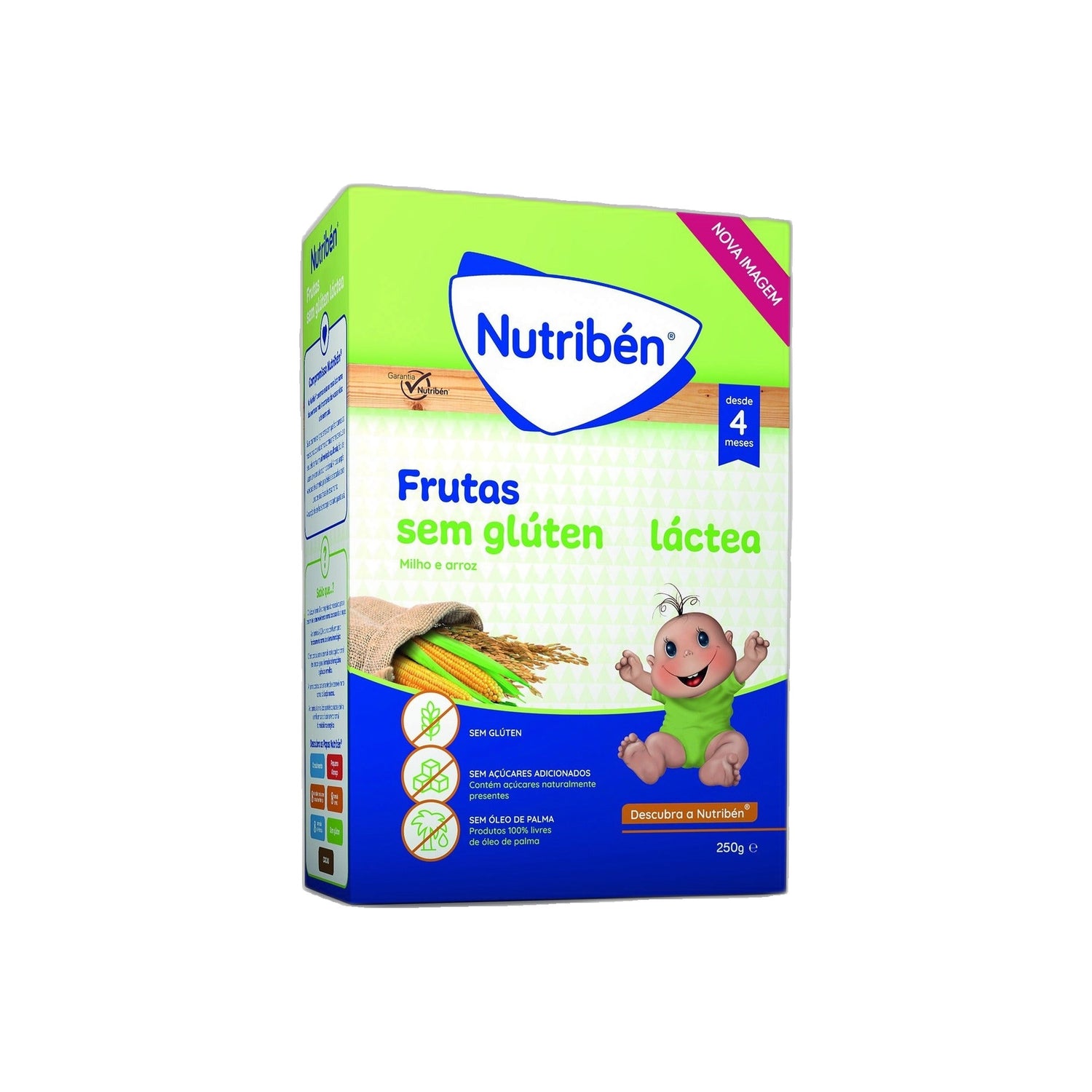 Nutribén Farinhas Frutas Sem Glúten 250 g