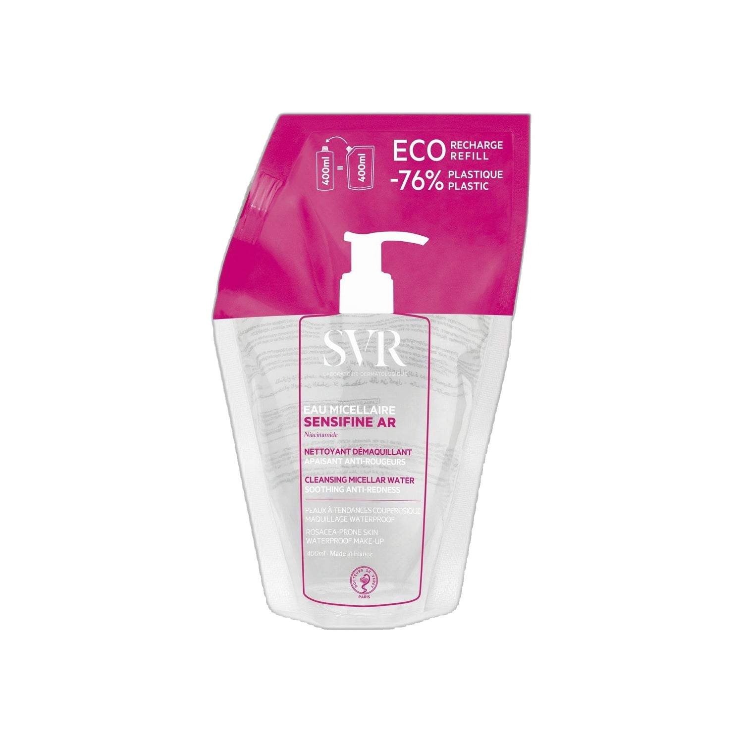 SVR Sensifine AR Água Micelar EcoRefill 400 ml