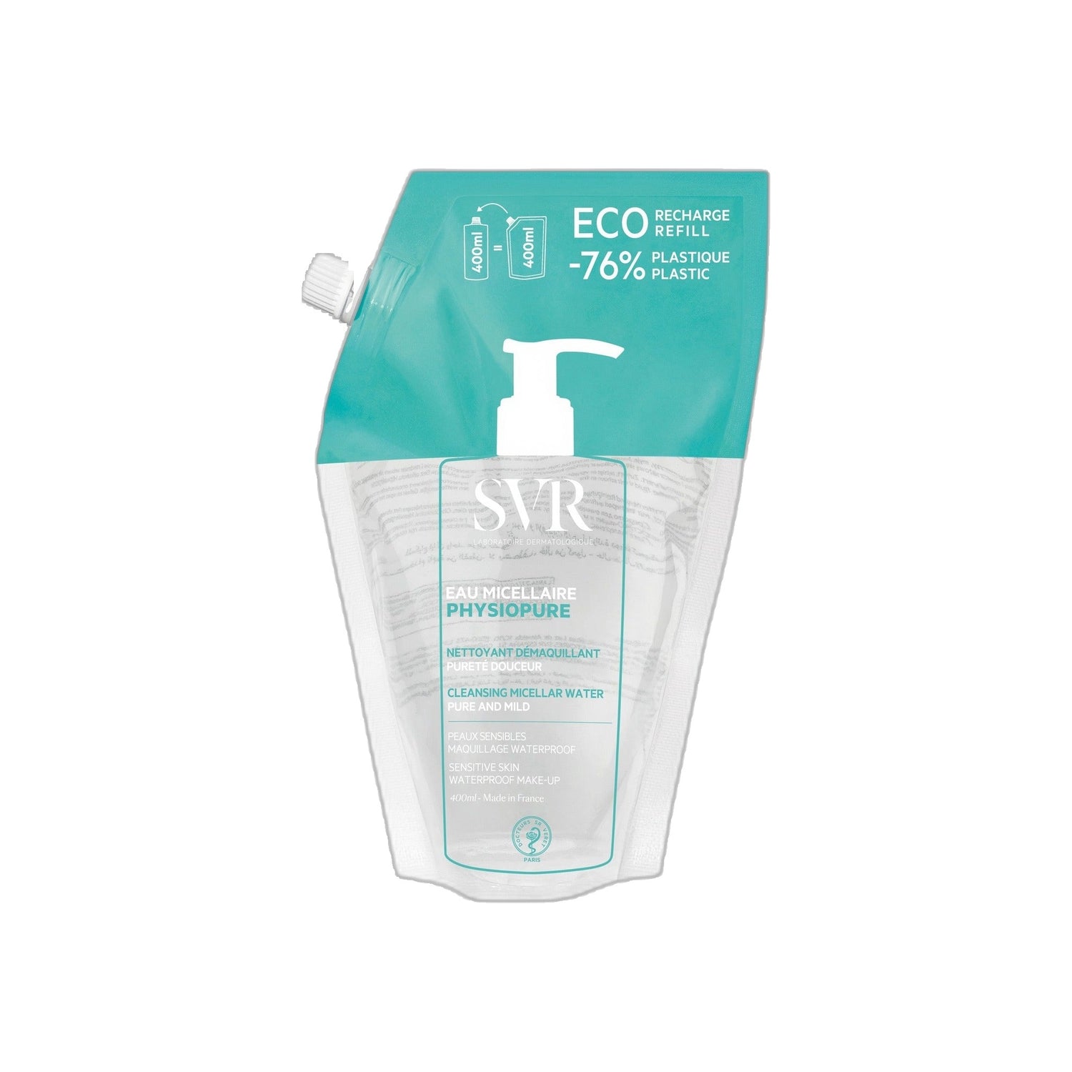 SVR Physiopure Água Micelar Recarga 400 ml