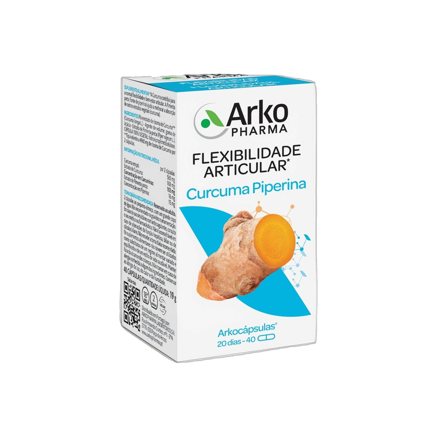 Arkocápsulas Curcuma Cápsulas 40 Unidades