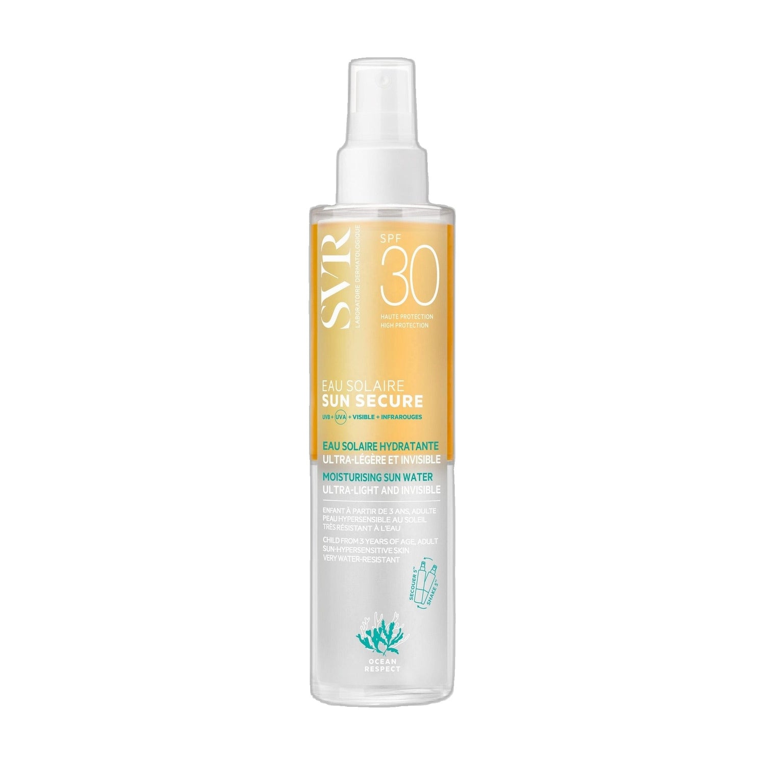 SVR Sun Secure Eau Solaire SPF30 200 ml