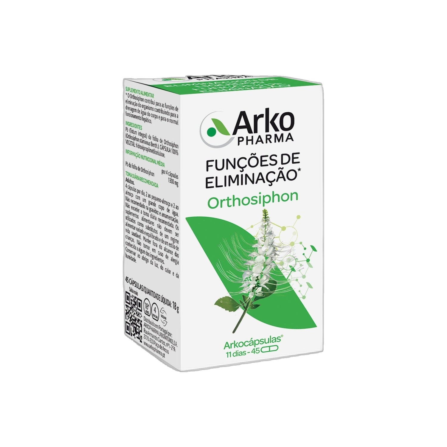 Arkocapsulas Orthosiphon 45 Cápsulas