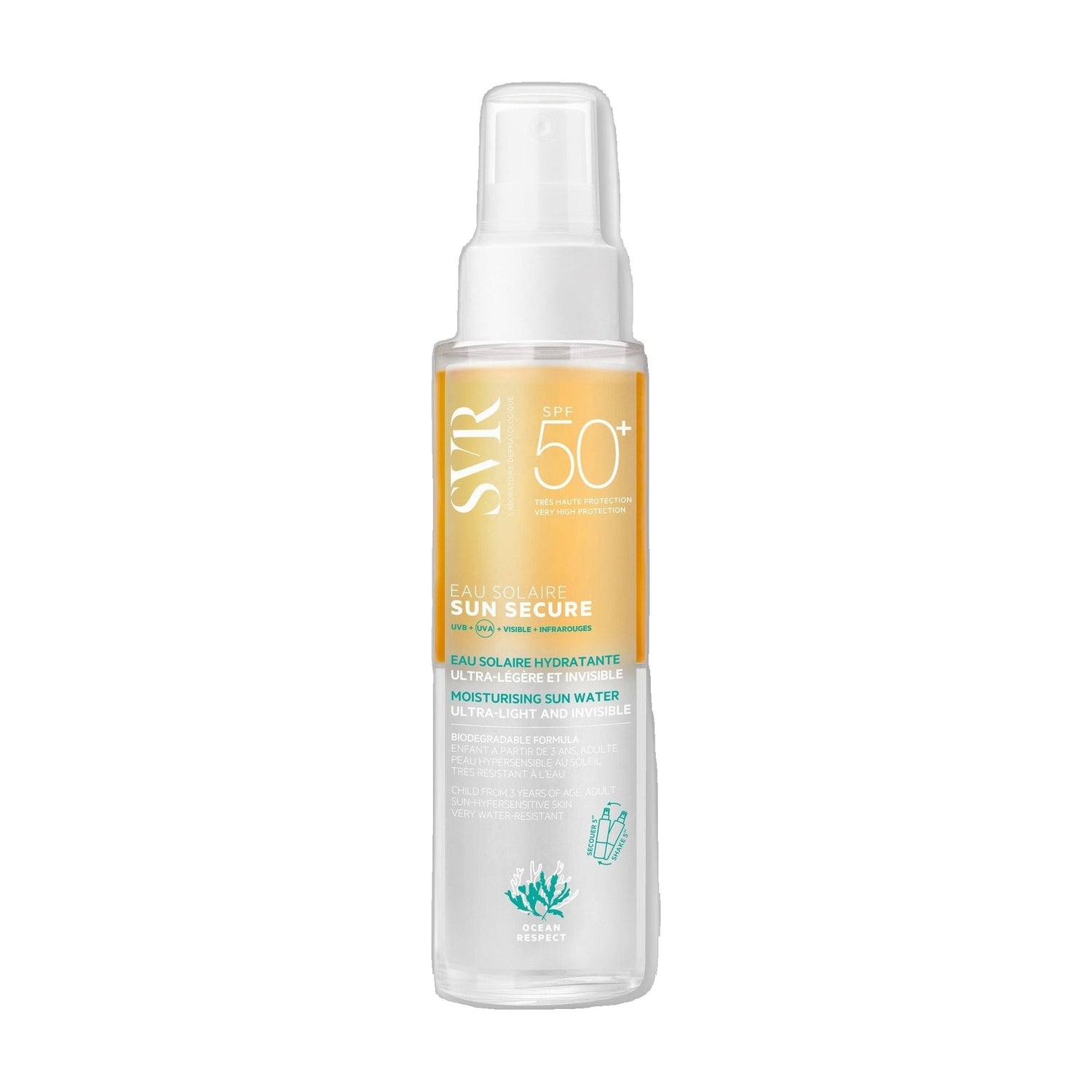 SVR Sun Secure Eau Solaire SPF50+ 100 ml