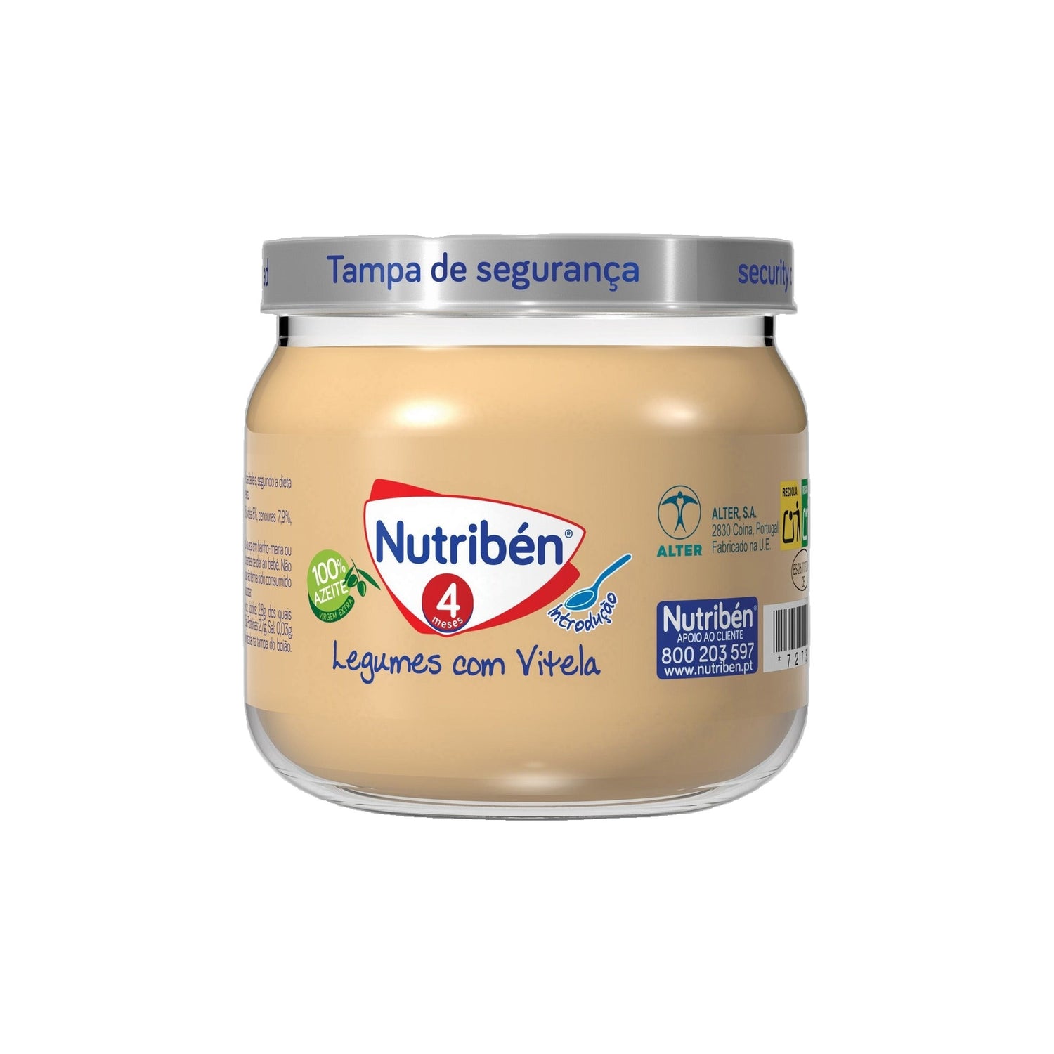 Nutribén Boião 4 Legumes Vitela 120 g