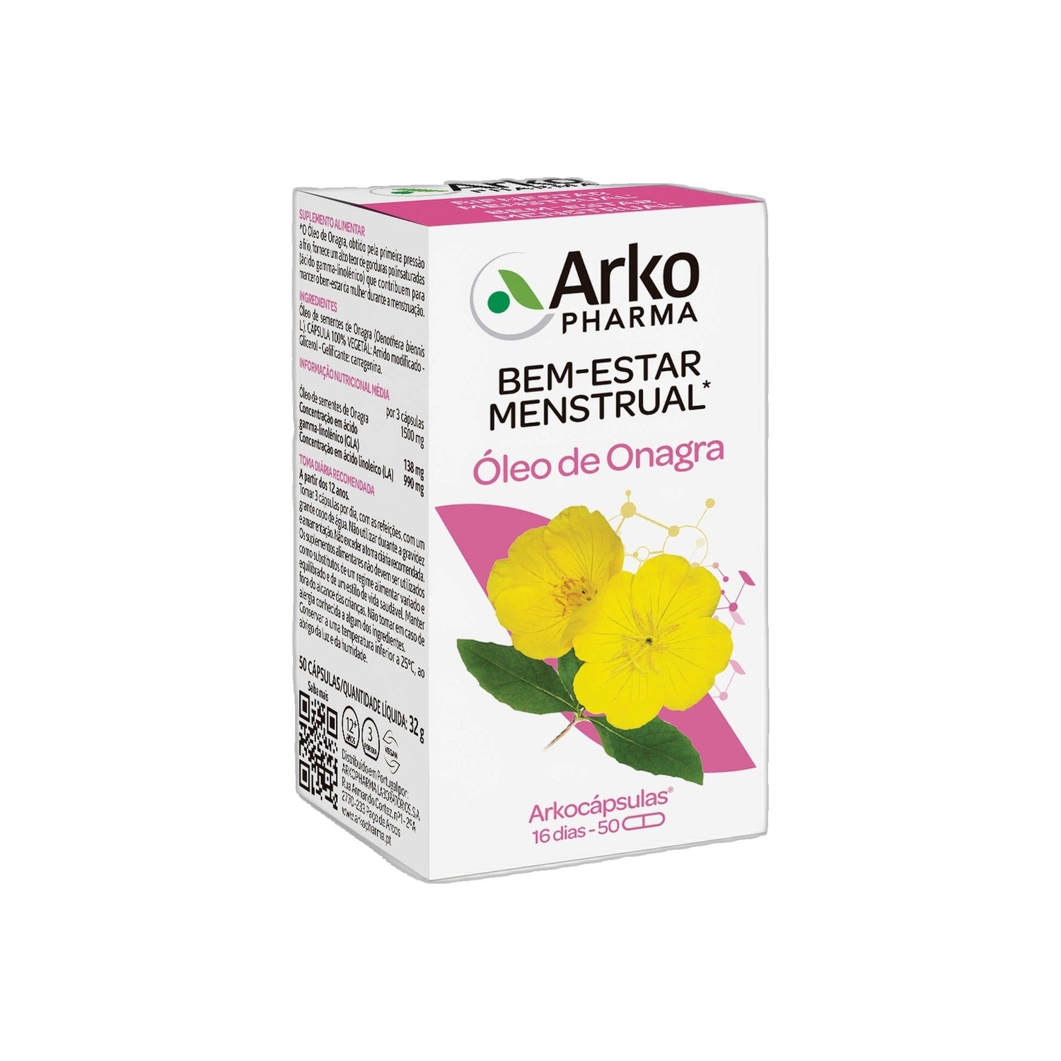 Arkocápsulas Óleo de Onagra 50 Cápsulas