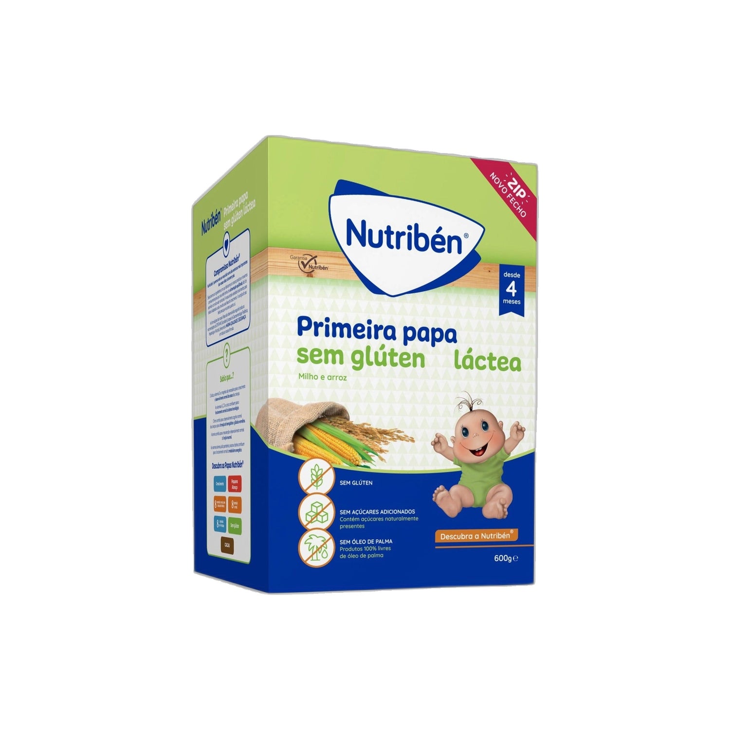 Nutribén Farinhas Primeira Papa Sem Glúten 600 g