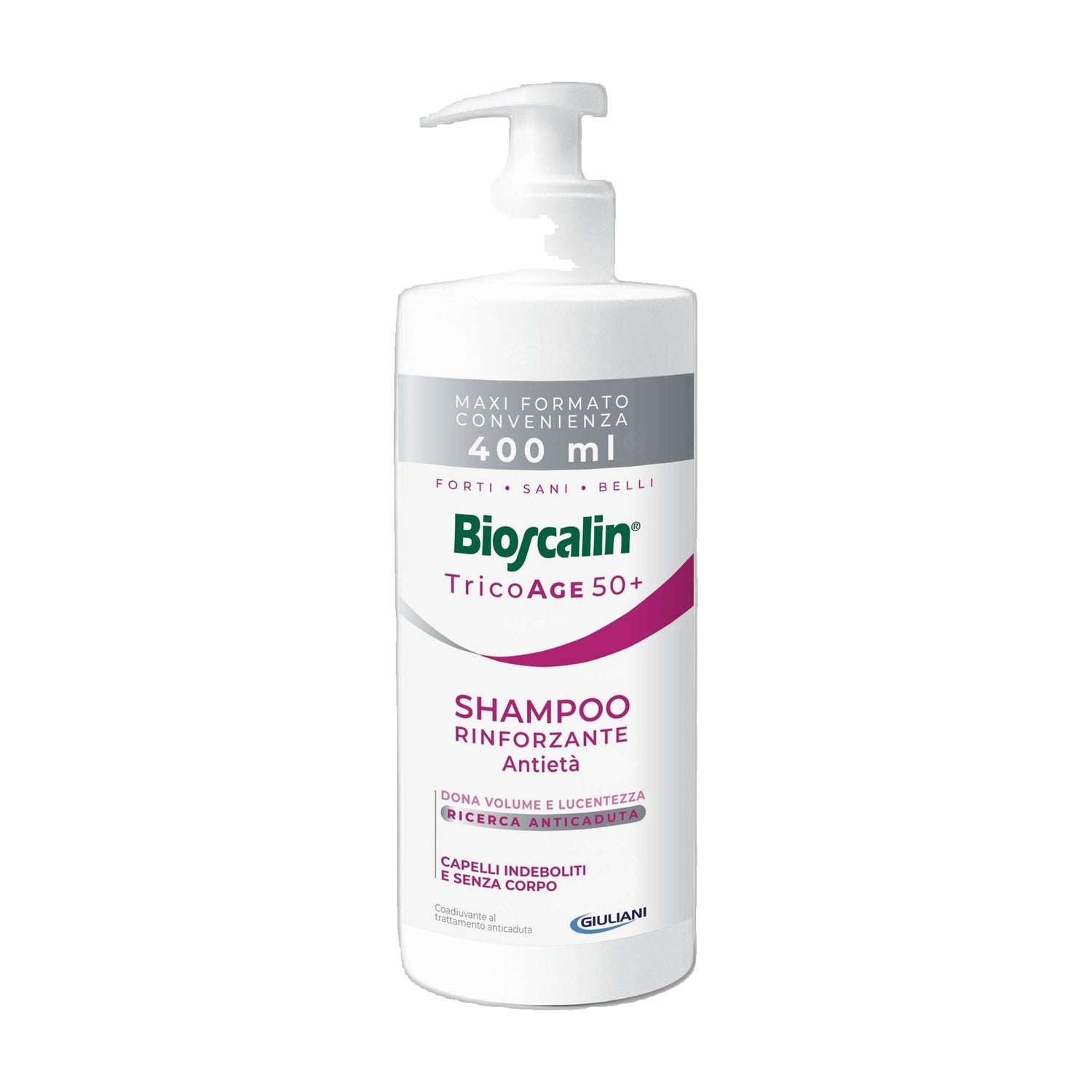 Bioscalin TricoAge50+ Champô Fortificante Queda 400 ml