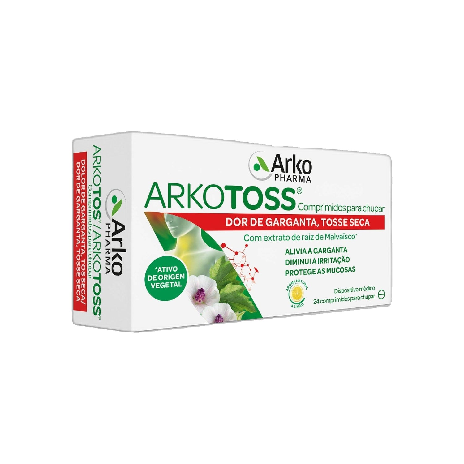Arkotos Tosse Seca Comprimidos Limão 24 Unidades