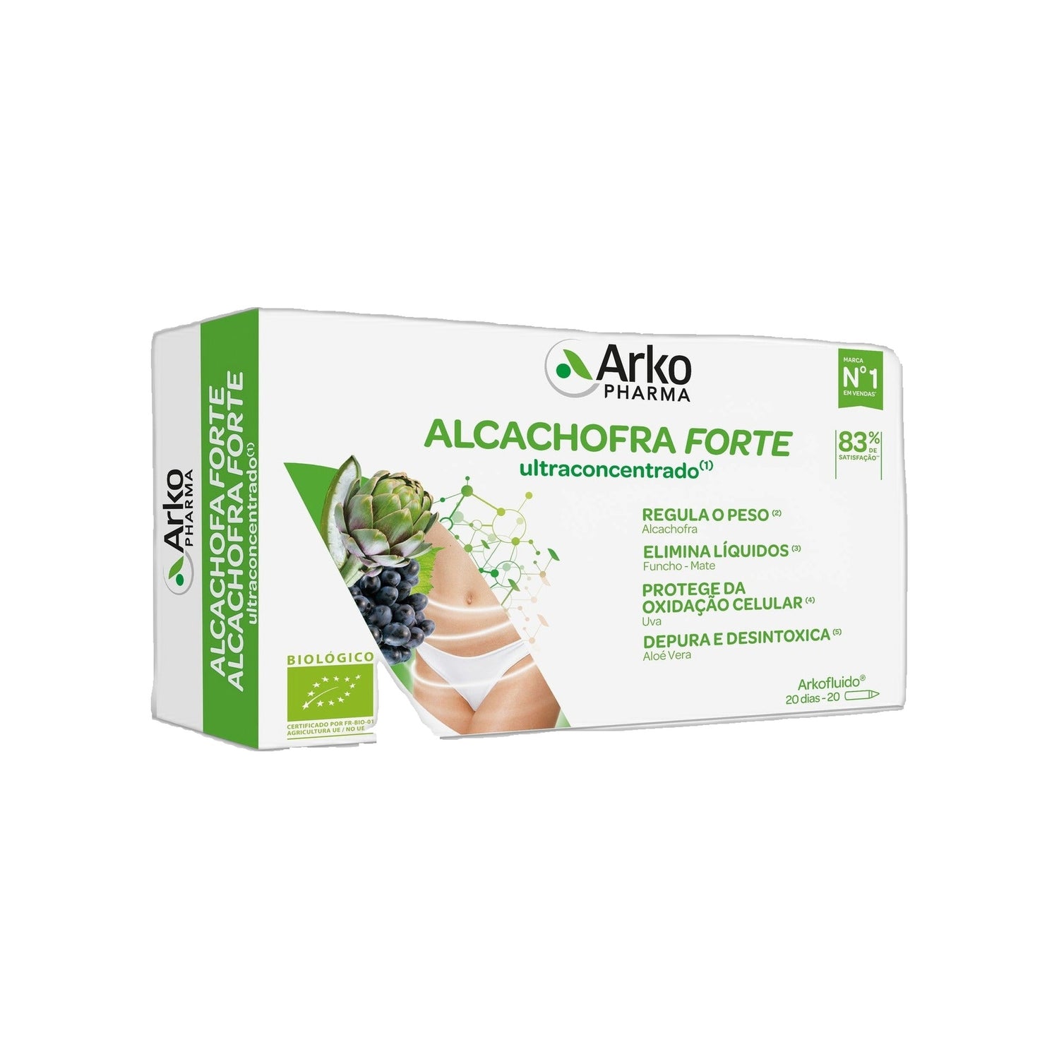 Arkofluido Alcachofra Forte 20 Ampolas