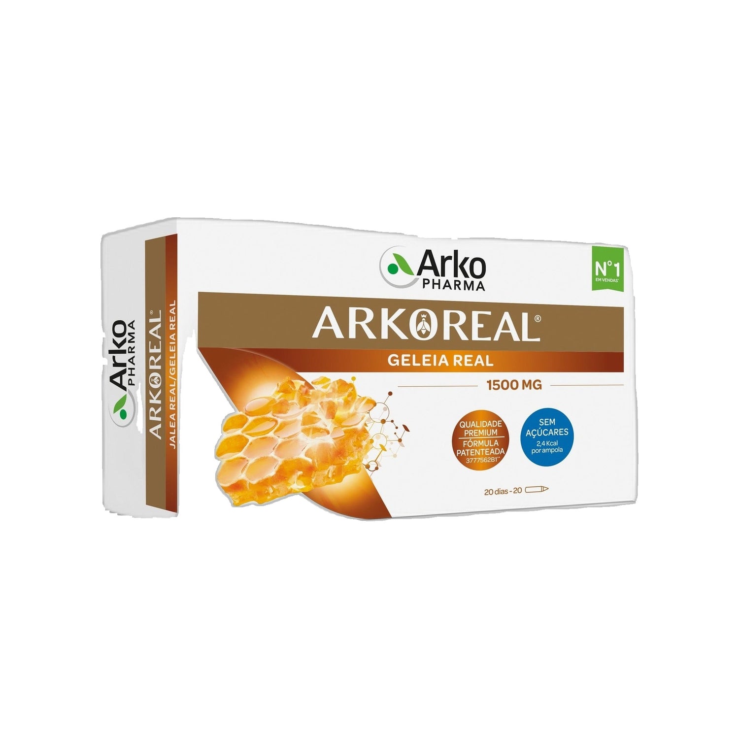 Arkoreal Geleia Real 1500 mg 20 Ampolas